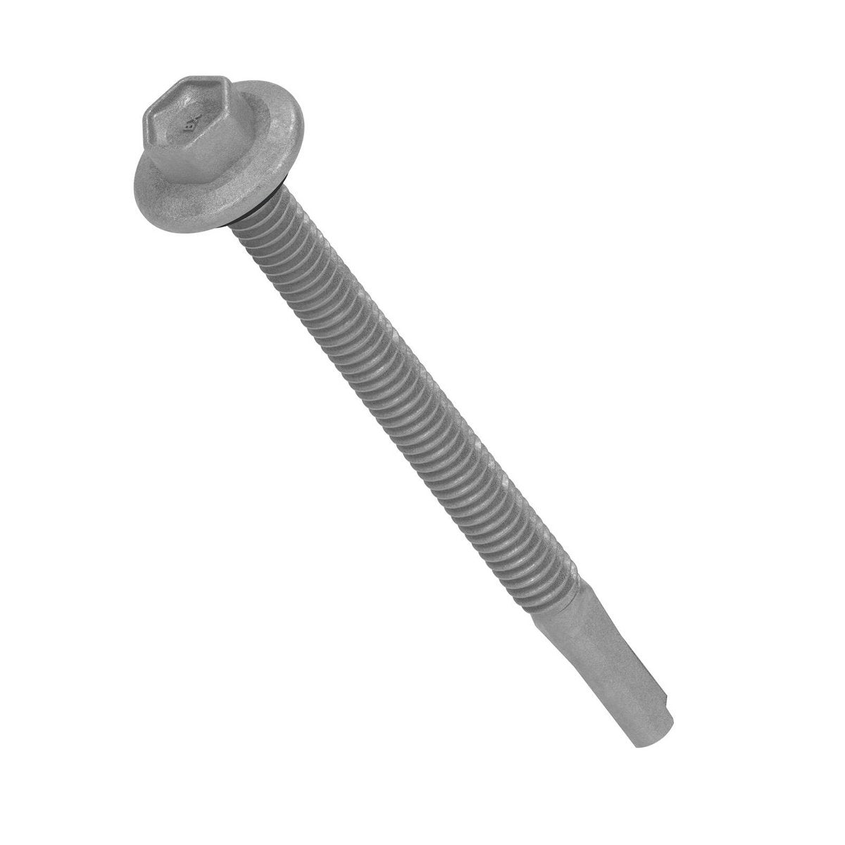 Buildex 12G x 68mm Class 3 Galvanised SuperTEKS Hex Head Self-Drilling Screws, 250 Pack