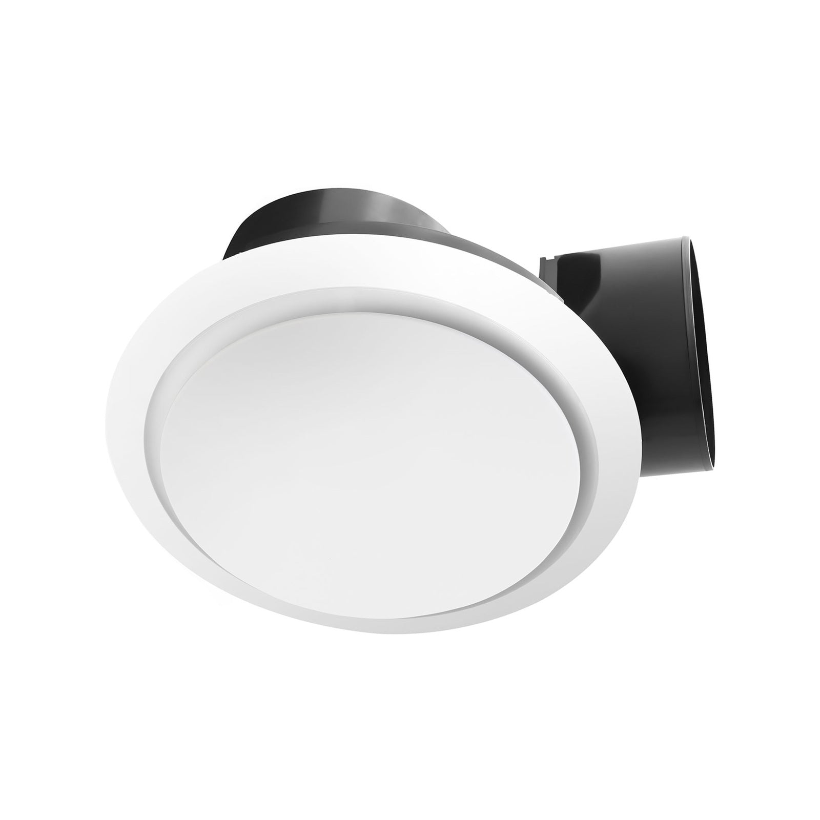 DETA 250mm White Side Duct Ceiling Exhaust Fan - 320m3/hr, 35W, DE225