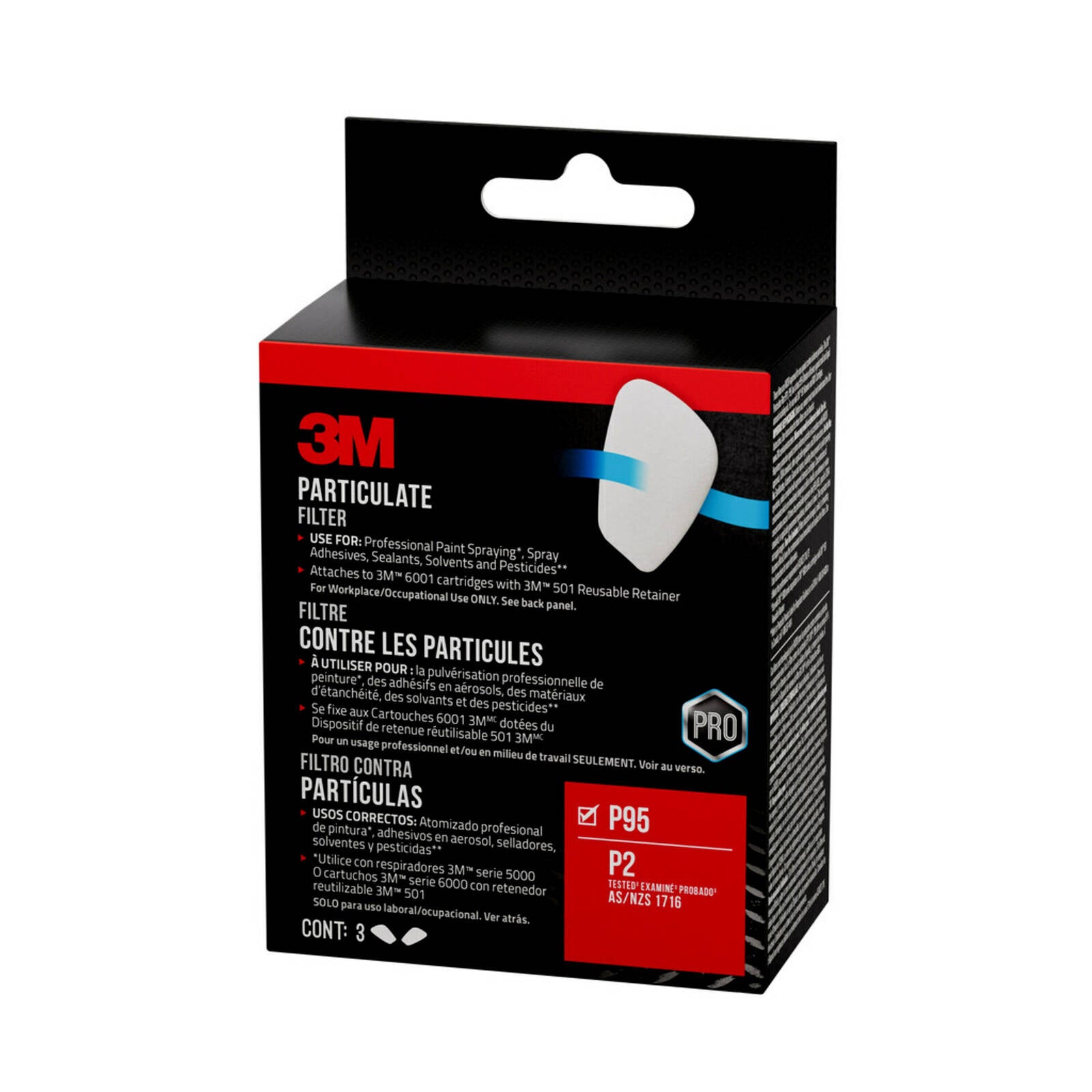 3M Performance P95 Particulate Filter 3 Pack
