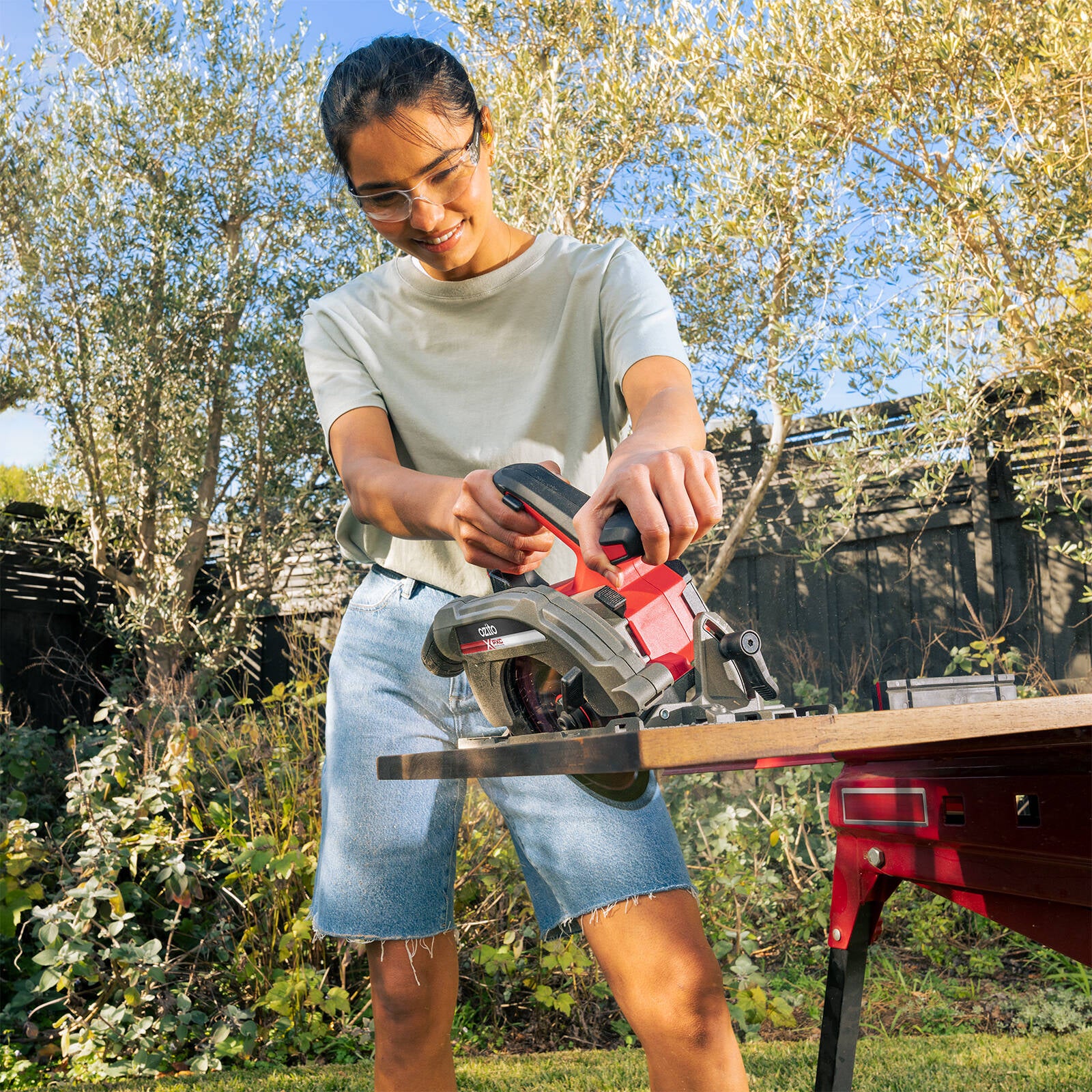 Ozito PXC 18V Brushless 165mm Circular Saw - Skin Only PXBCSS-165
