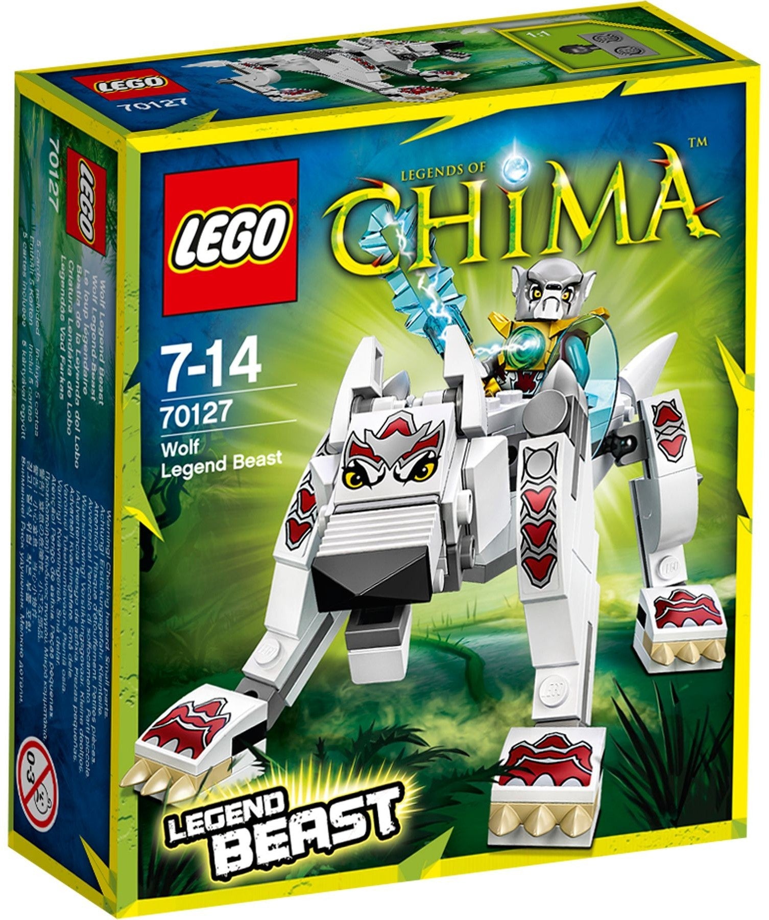 LEGO 70127 Wolf Legend Beast - Worriz CHI Warrior Set - SuperSaverAU - view 1