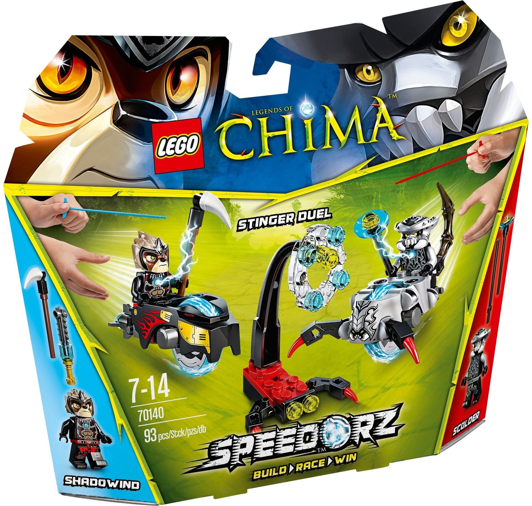 LEGO 70140 Stinger Duel Speedorz Scorpion CHI Ring - SuperSaverAU - view 1