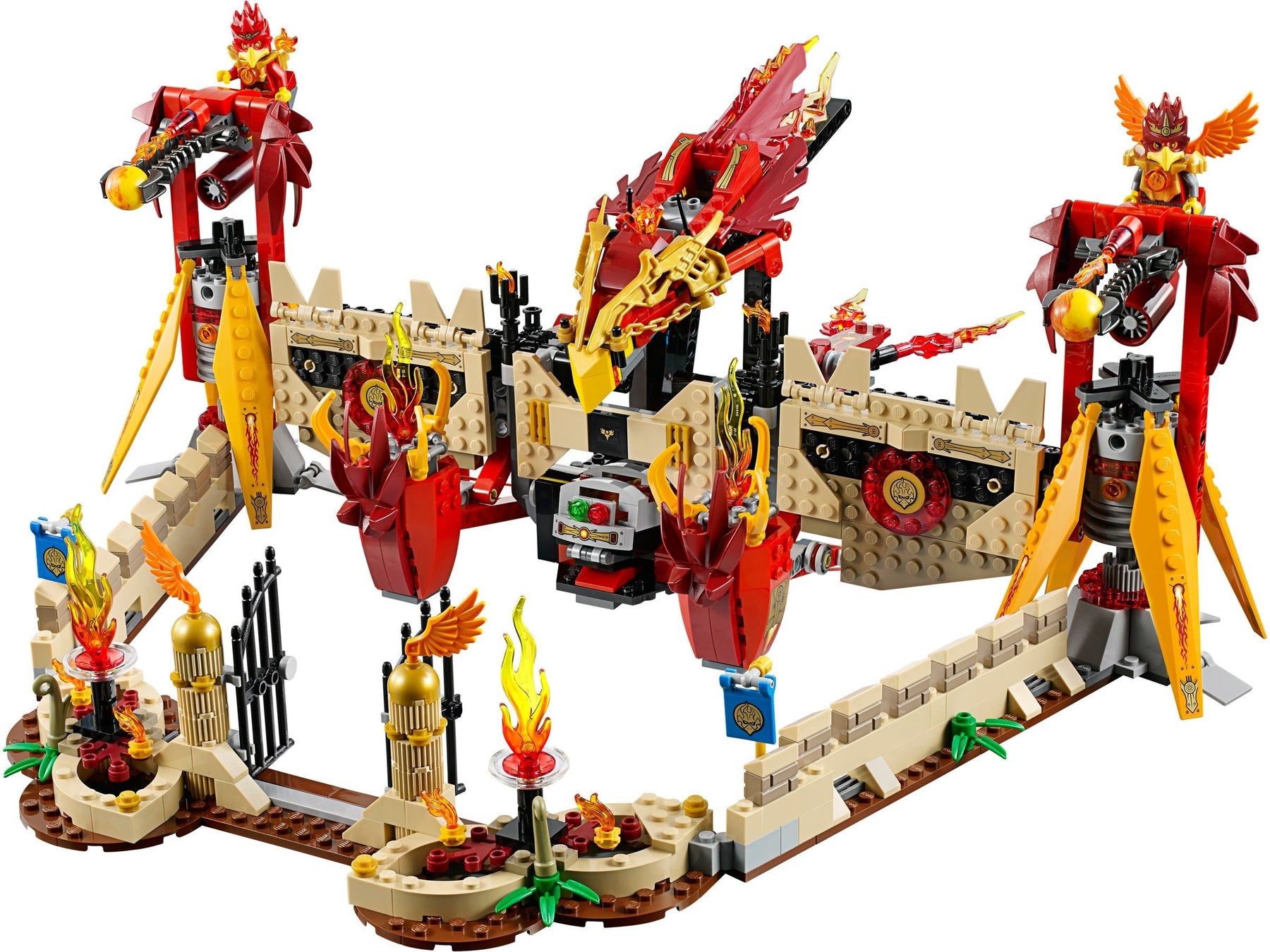 LEGO 70146 Flying Phoenix Fire Temple: CHI Power Showdown - SuperSaverAU - view 3