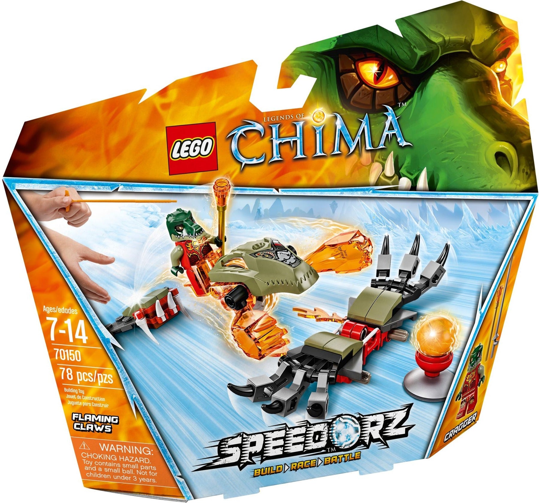 LEGO 70150 Cragger's Flaming Claws Speedorz - SuperSaverAU - view 1
