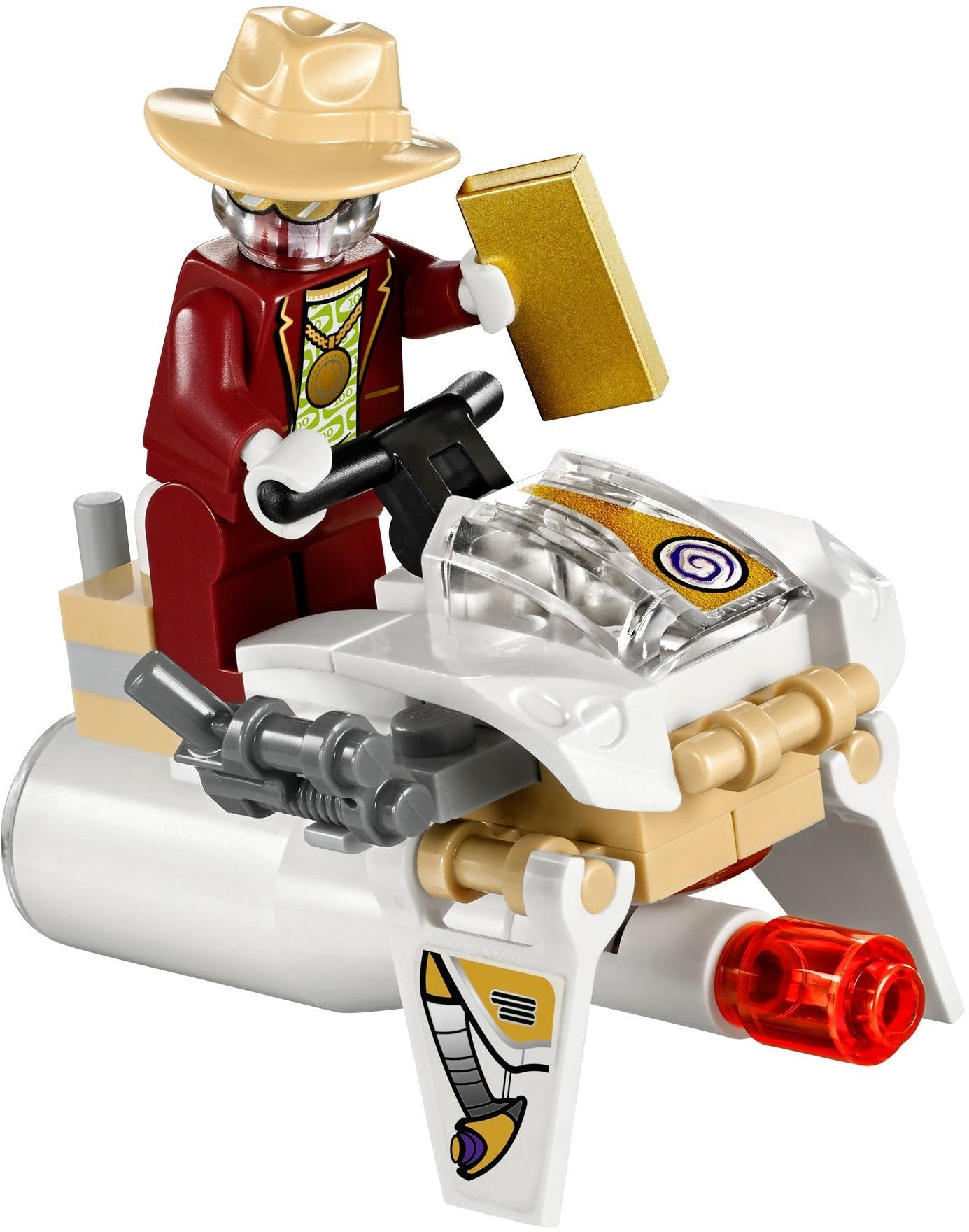 LEGO 70167 Ultra Agents Invizable Gold Getaway Stealth Bike - SuperSaverAU - view 4