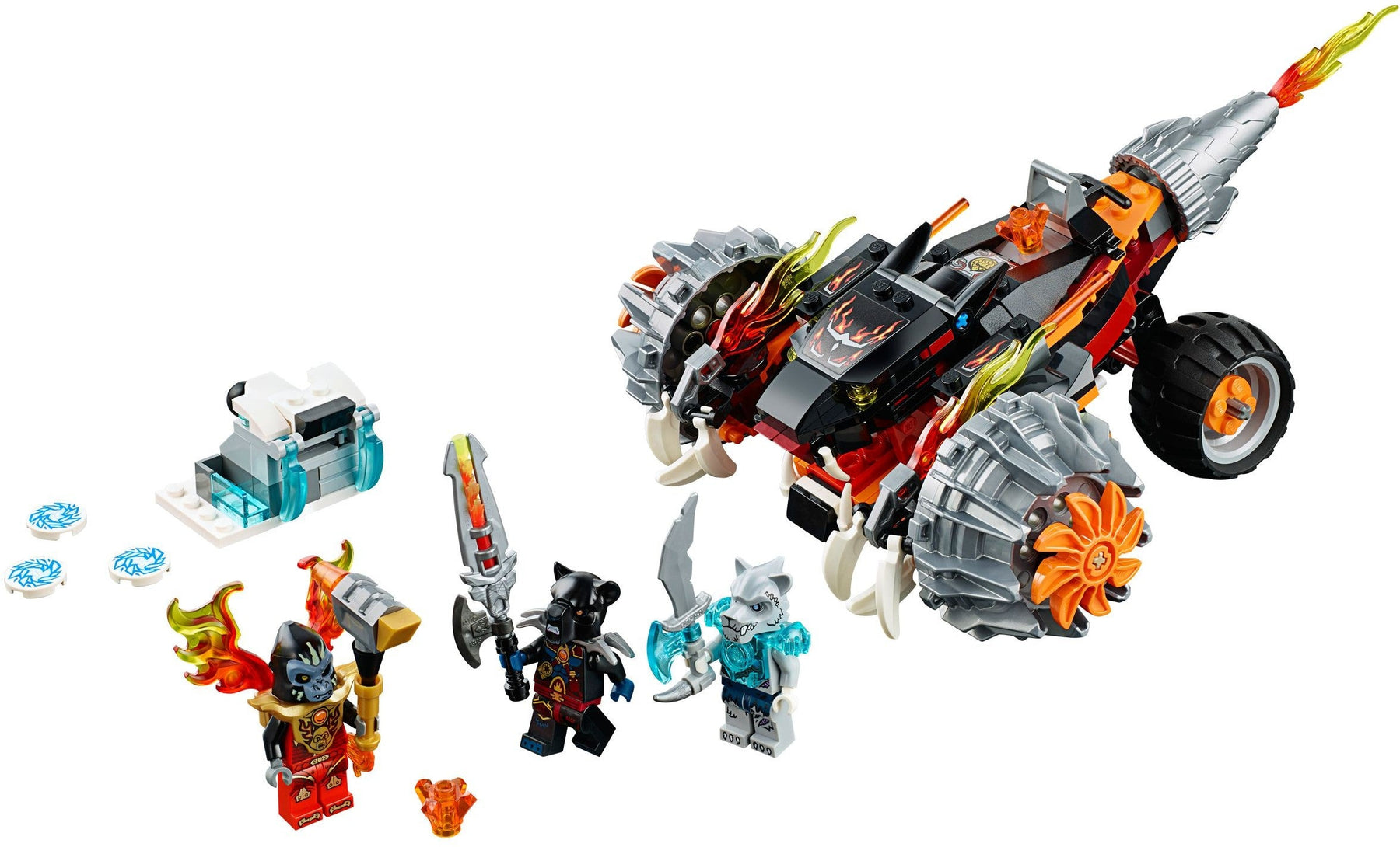 LEGO 70222 Tormak's Shadow Blazer - CHI Panther vs. Saber-tooth - SuperSaverAU - view 6