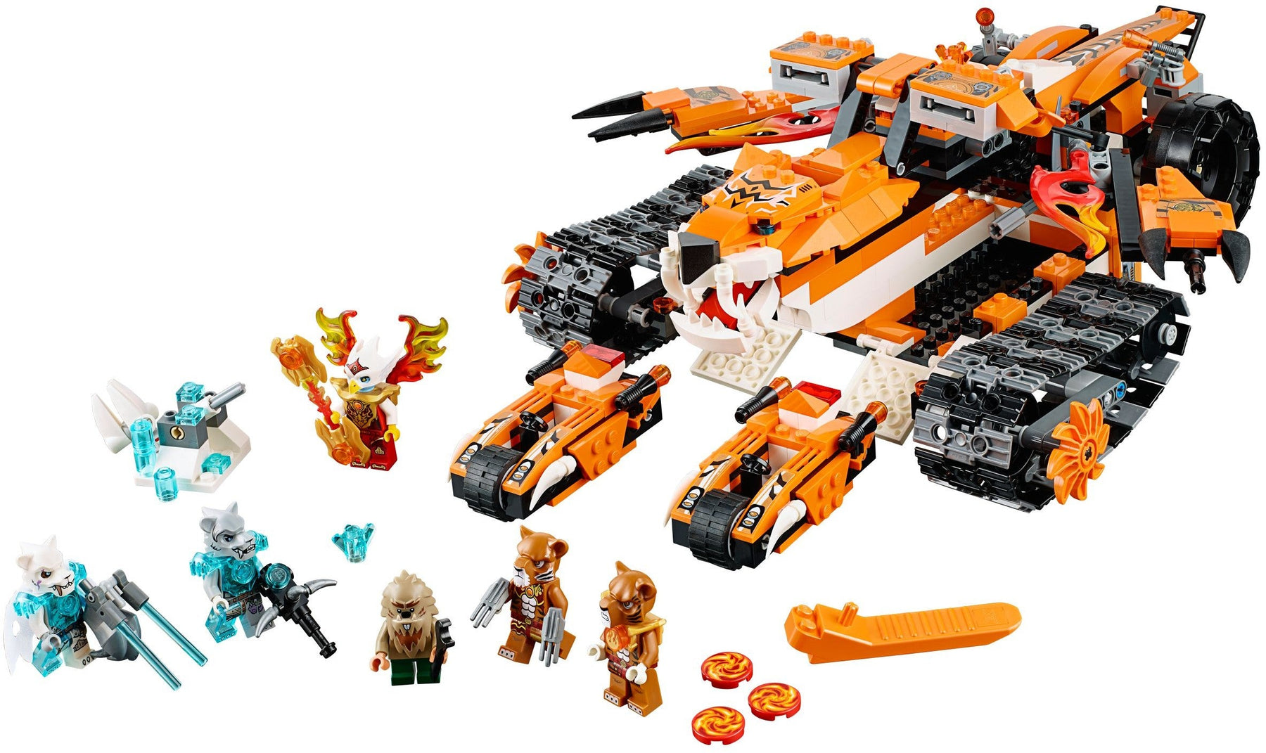 LEGO 70224 Tiger's Mobile Command: CHI Battles Sir Fangar - SuperSaverAU - view 7