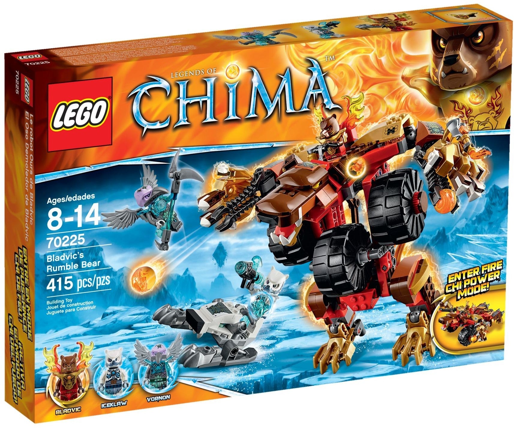LEGO 70225 Bladvic's Rumble Bear Mech Warrior - SuperSaverAU - view 1