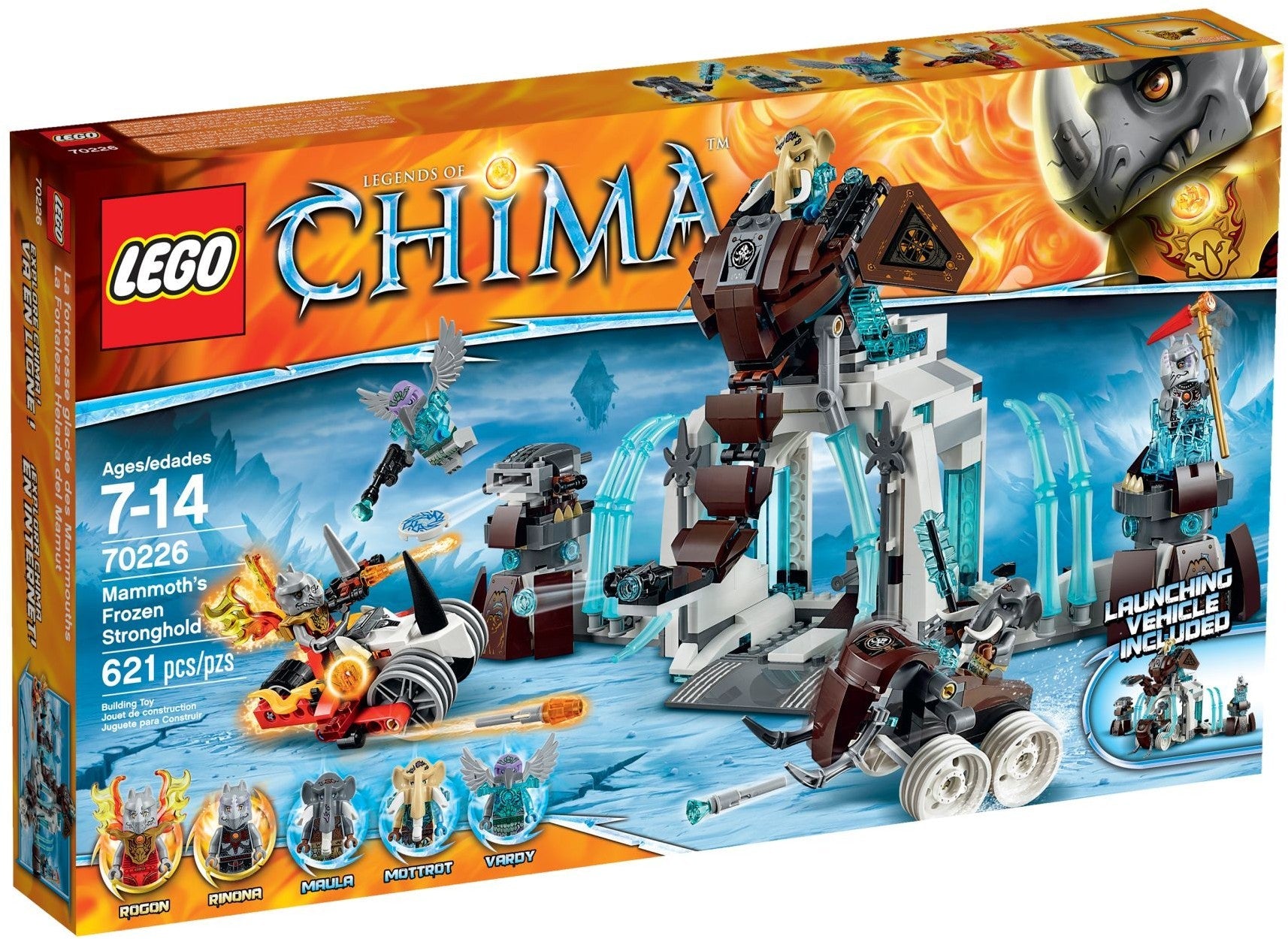 LEGO 70226 Mammoth's Frozen Stronghold - CHI Rinona Rescue - SuperSaverAU - view 1