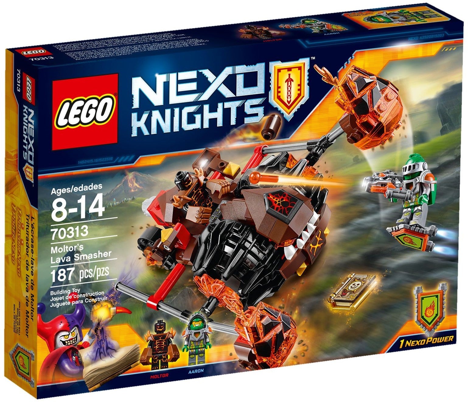 LEGO 70313 Moltor's Lava Smasher - NEXO KNIGHTS - SuperSaverAU - view 1