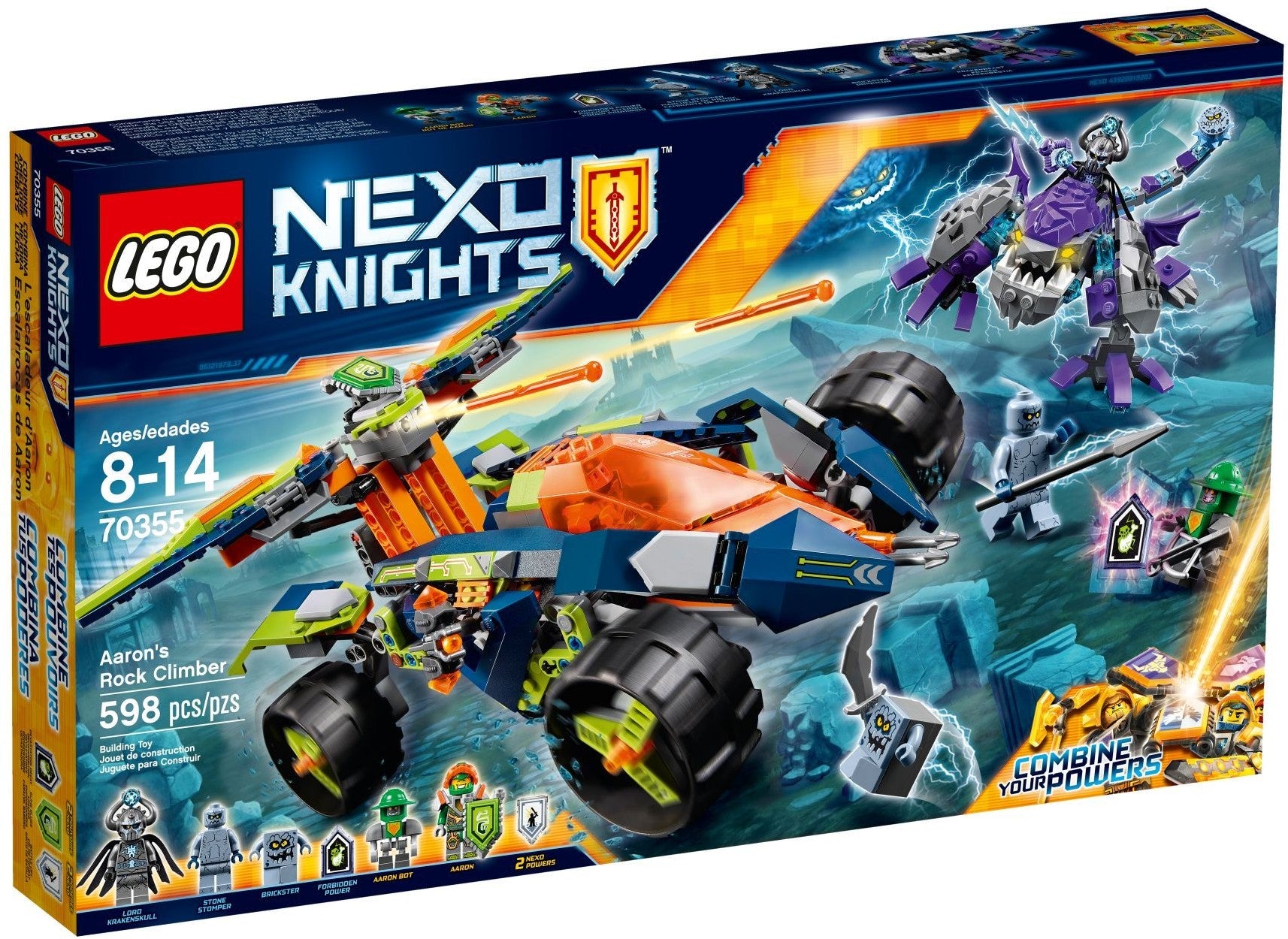 LEGO 70355 Aaron's Rock Climber vs. Krakenbeast - NEXO KNIGHTS - SuperSaverAU - view 1