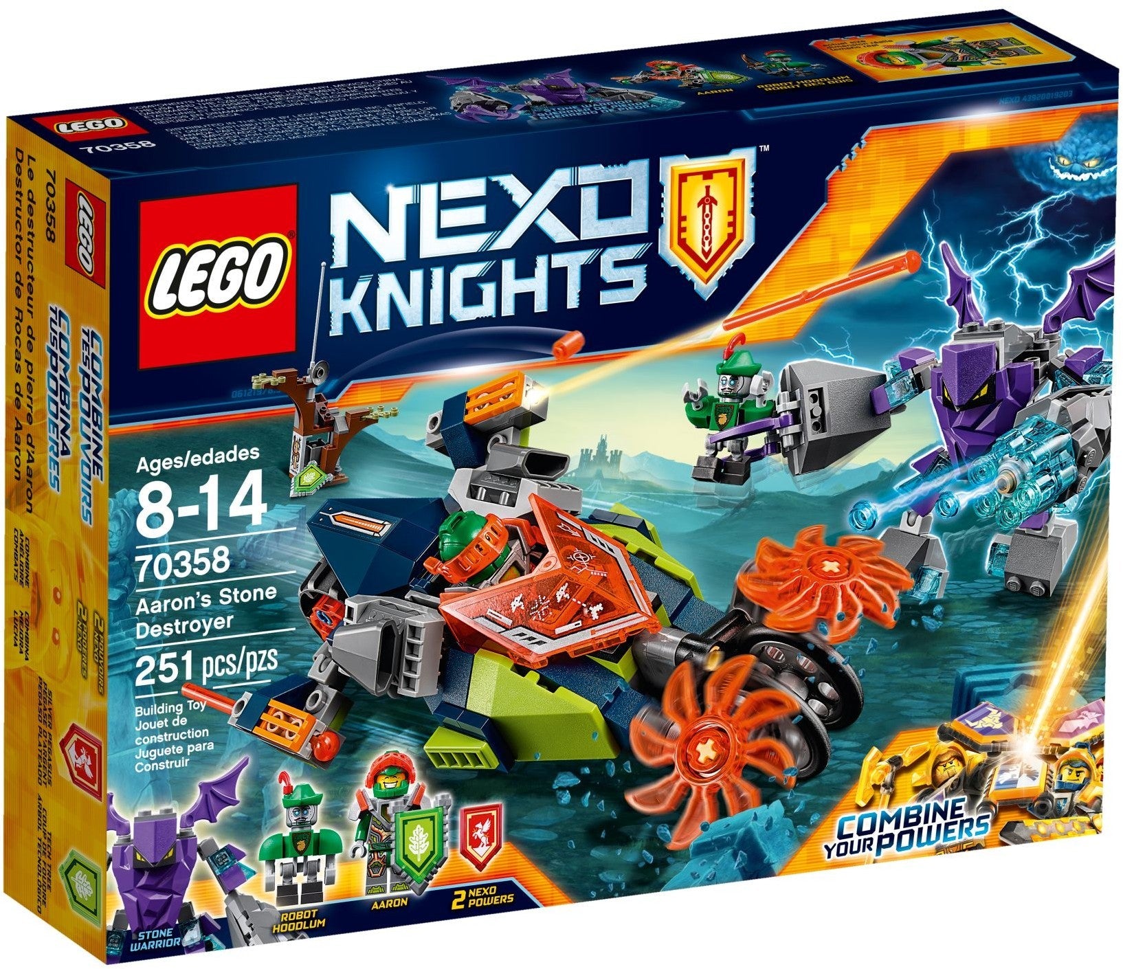 LEGO 70358 Aaron's Stone Destroyer vs. Bedrock Monster - SuperSaverAU - view 1
