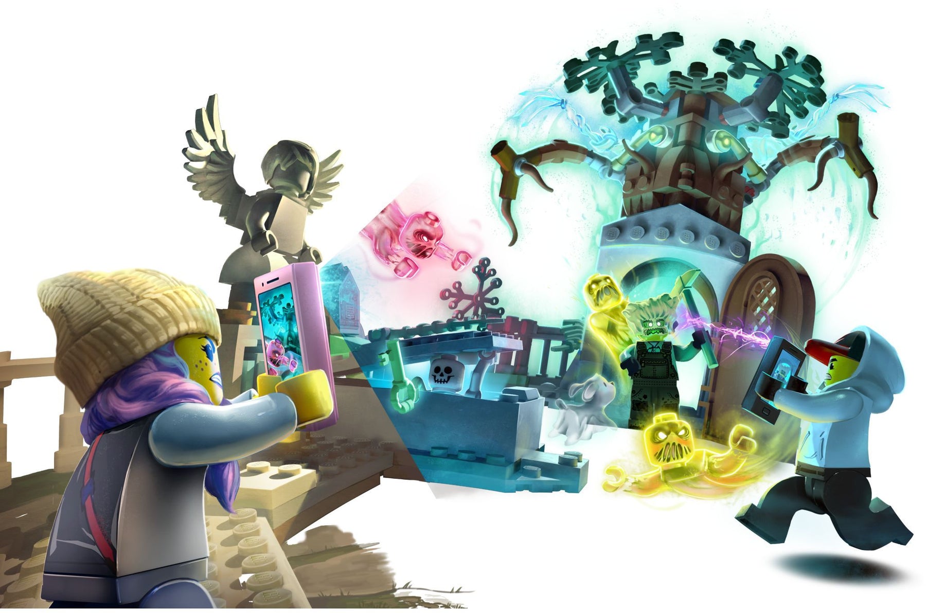 LEGO 70420 Graveyard Mystery - AR Ghost Hunting Playset - SuperSaverAU - view 2