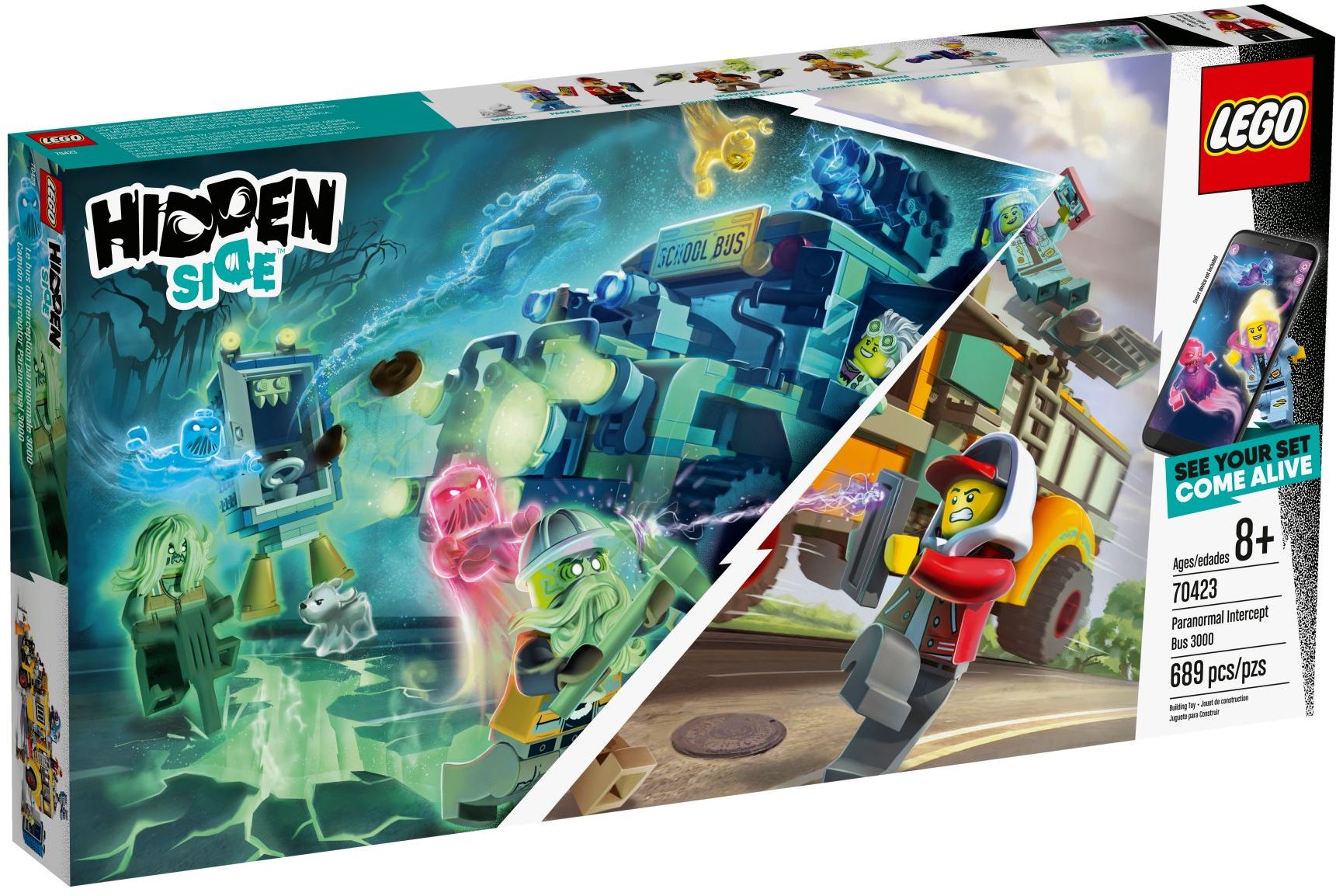 LEGO 70423 Hidden Side Paranormal Intercept Bus 3000 AR Playset - SuperSaverAU - view 1