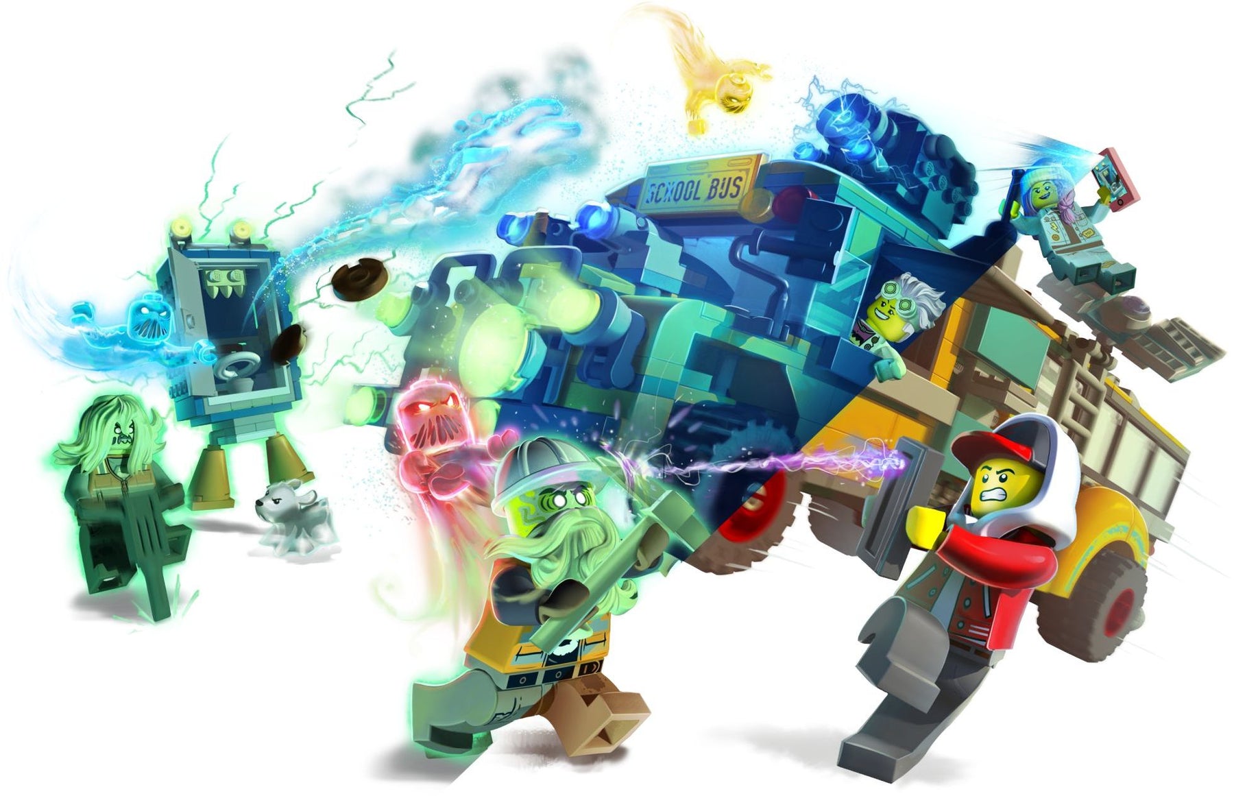 LEGO 70423 Hidden Side Paranormal Intercept Bus 3000 AR Playset - SuperSaverAU - view 2
