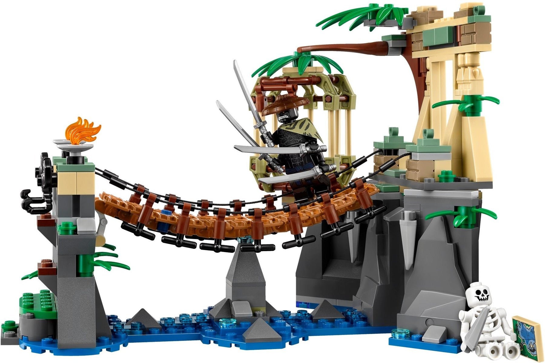 LEGO 70608 Master Falls: Jungle Bridge Showdown - SuperSaverAU - view 3