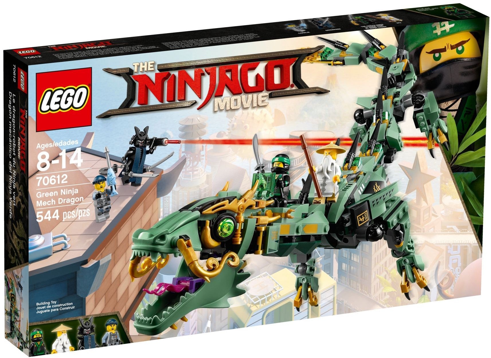 LEGO 70612 Green Ninja Mech Dragon: Garmadon Battle - SuperSaverAU - view 1