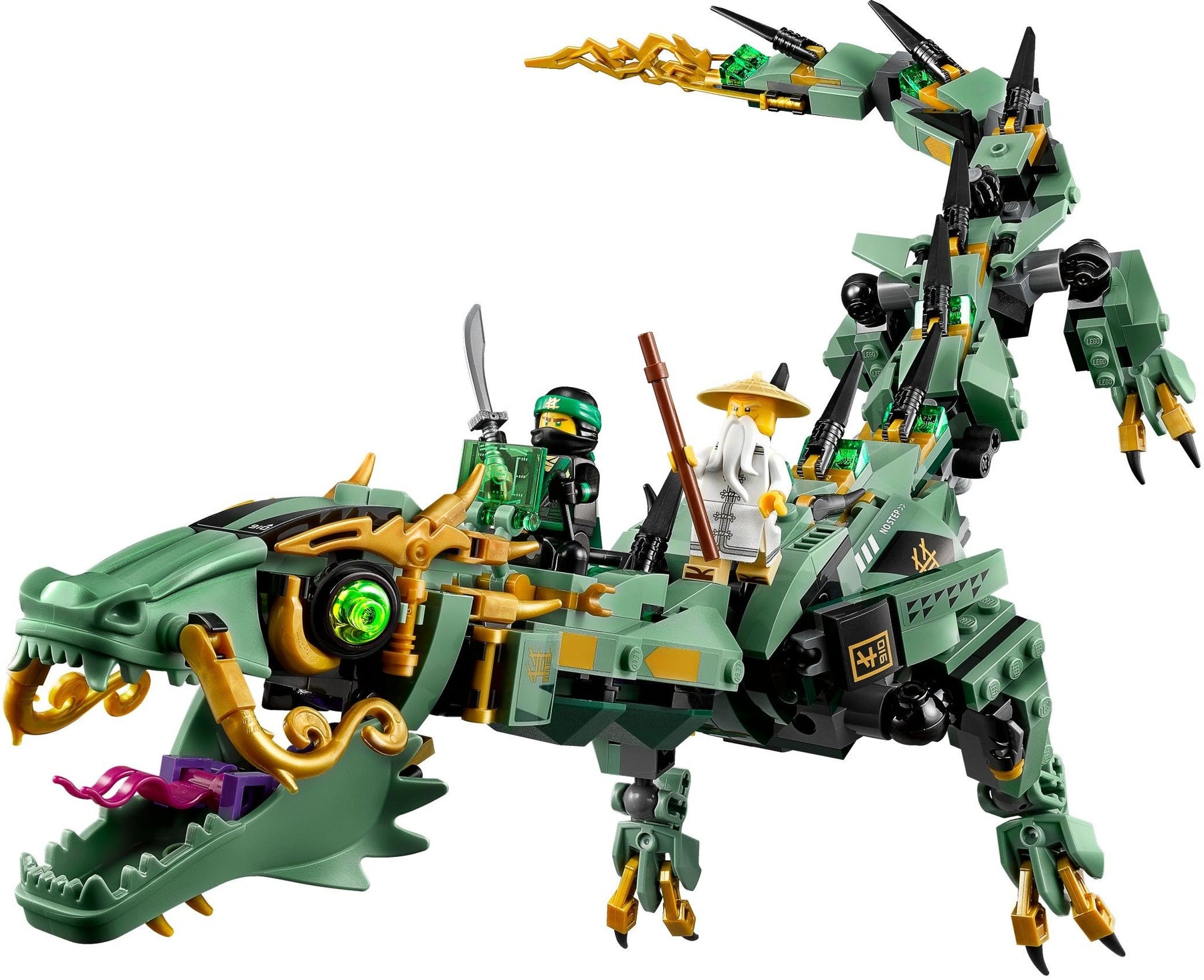 LEGO 70612 Green Ninja Mech Dragon: Garmadon Battle - SuperSaverAU - view 3