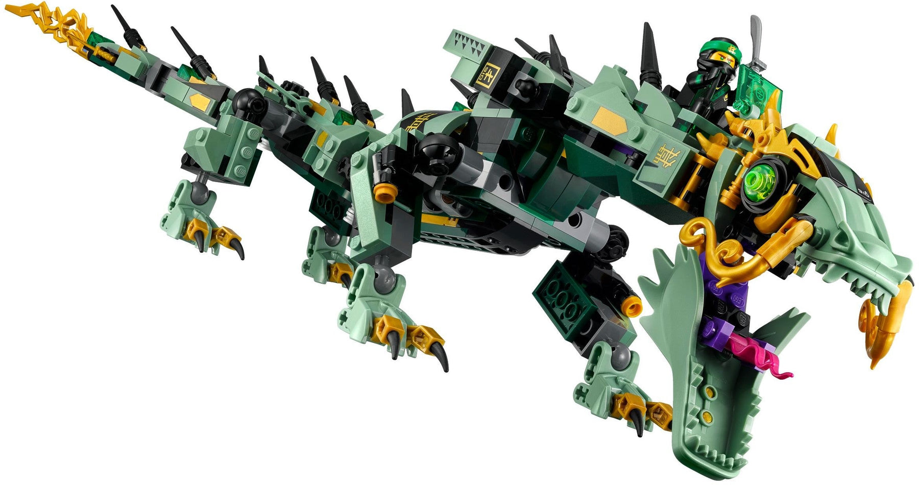 LEGO 70612 Green Ninja Mech Dragon: Garmadon Battle - SuperSaverAU - view 5
