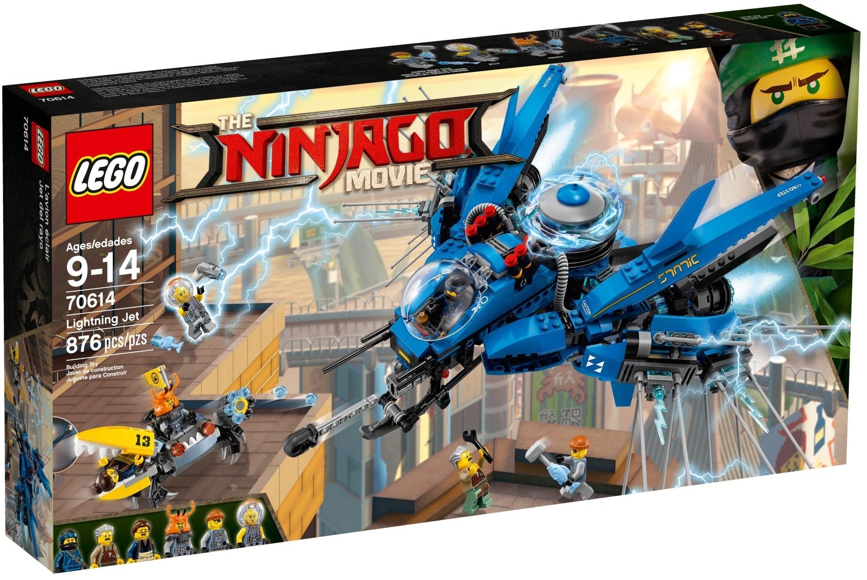 LEGO 70614 NINJAGO Movie Lightning Jet - Jay vs. Shark Army - SuperSaverAU - view 1