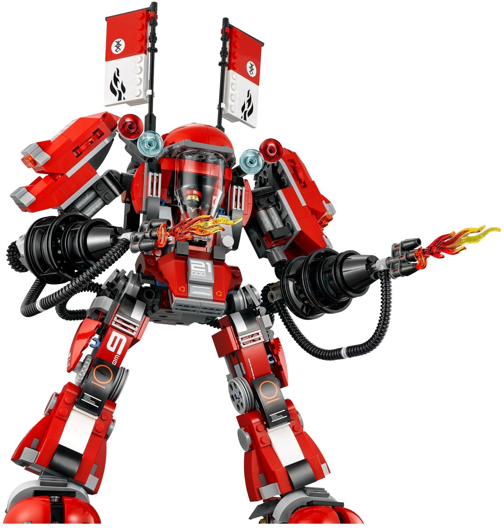 LEGO 70615 Fire Mech NINJAGO Kai Mech with Minifigures - SuperSaverAU - view 5