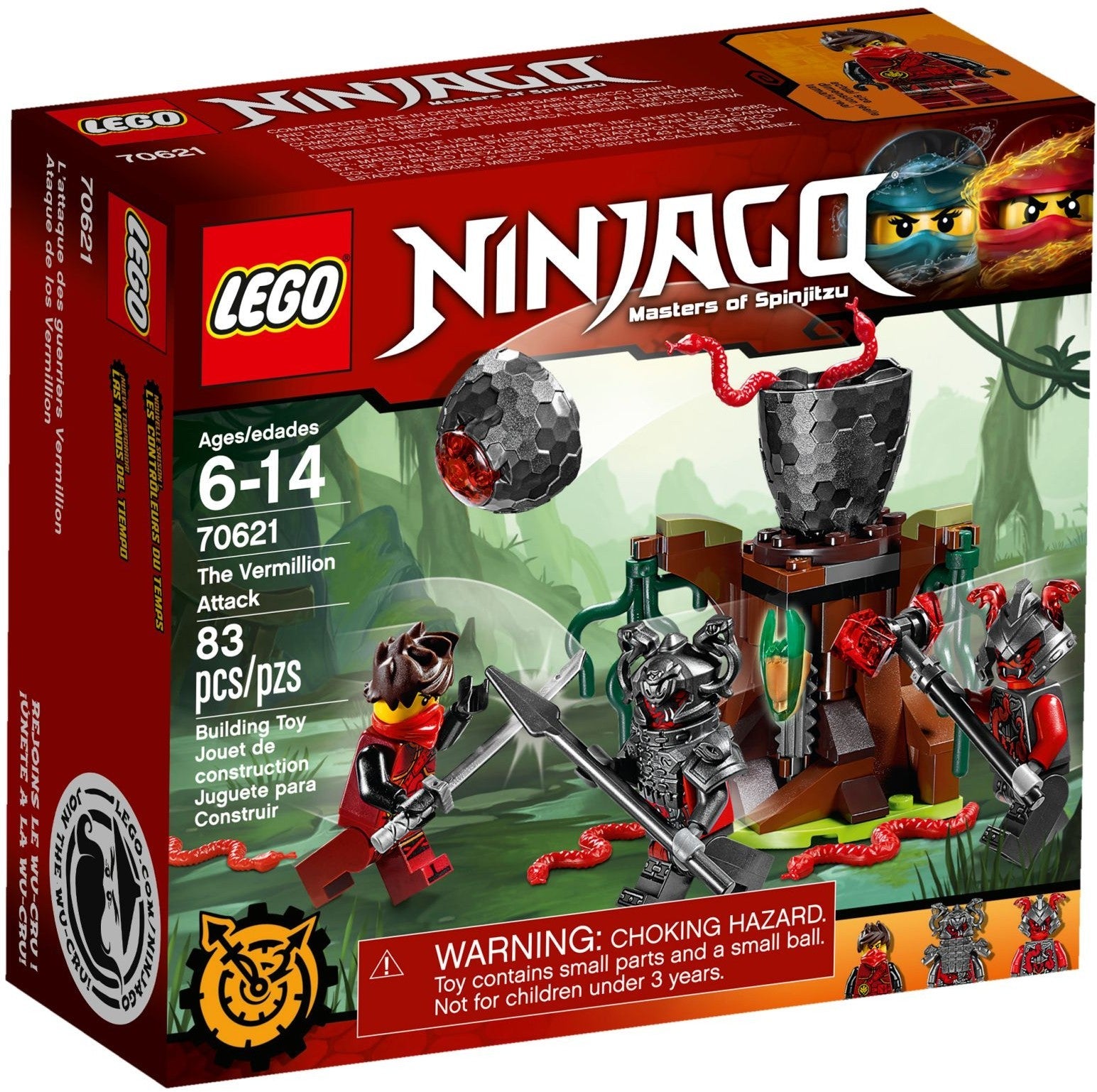 LEGO 70621 Vermillion Attack: Win the Time Blade! - SuperSaverAU - view 1