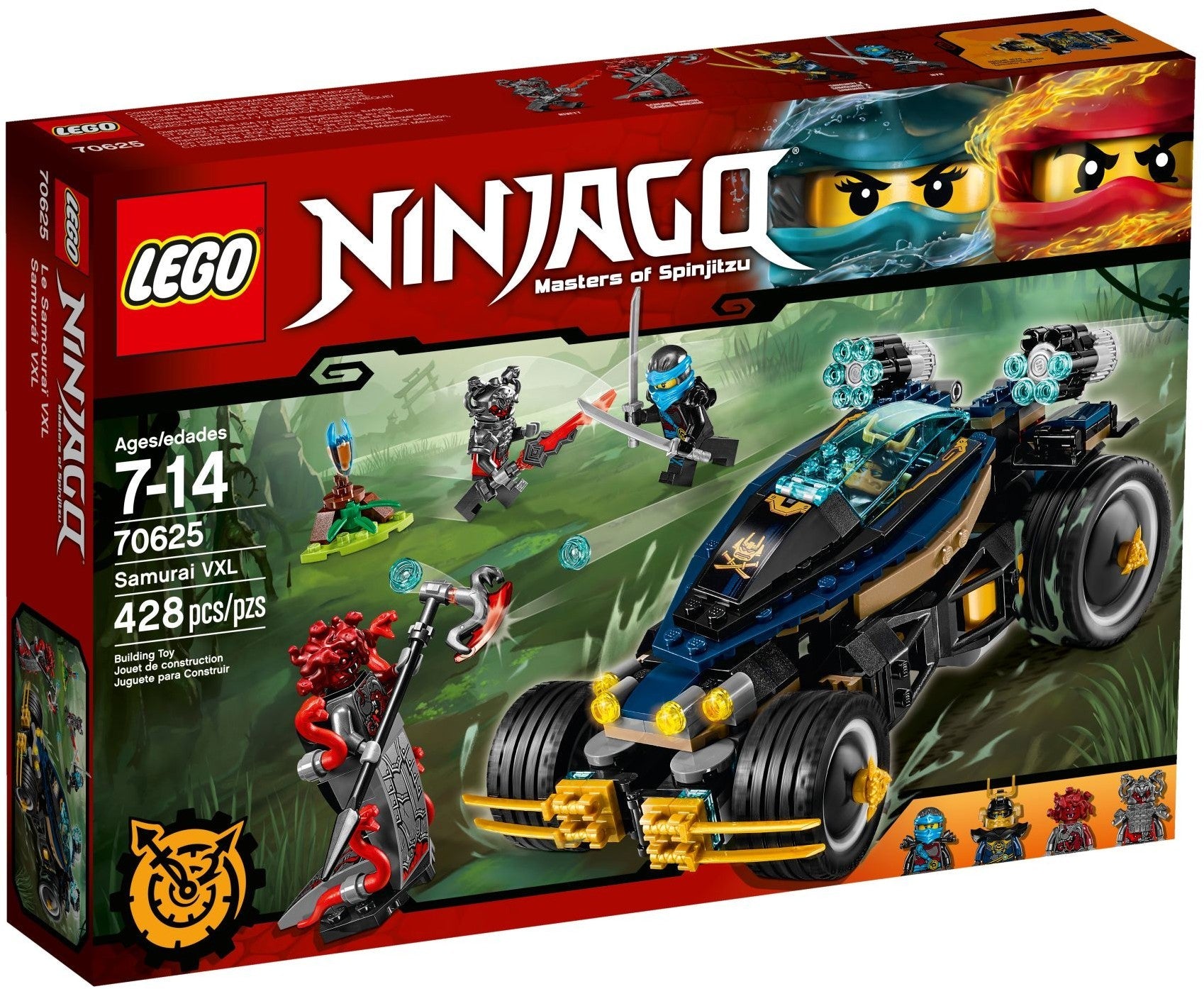 LEGO 70625 Samurai VXL Ninja Car with Nya & Samurai X - SuperSaverAU - view 1