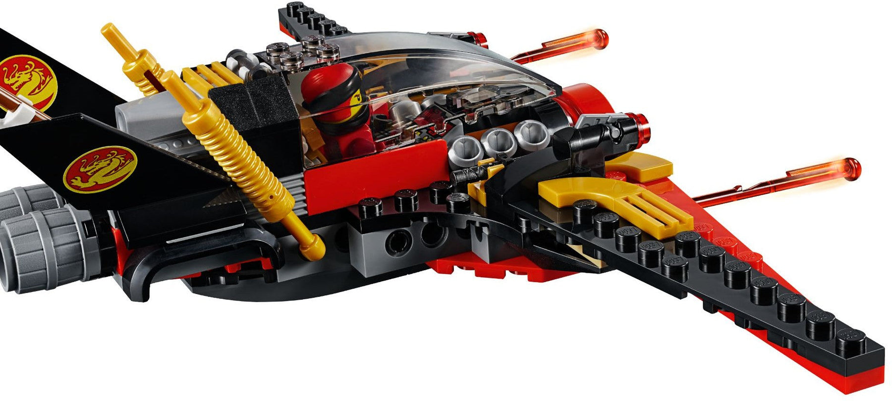 LEGO 70650 Destiny's Wing: Kai's Ninja Jet Fighter Plane - SuperSaverAU - view 3