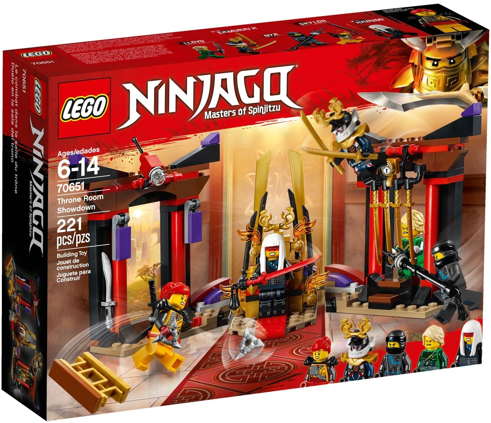 LEGO 70651 Throne Room Showdown: Ninja Rescue Mission - SuperSaverAU - view 1