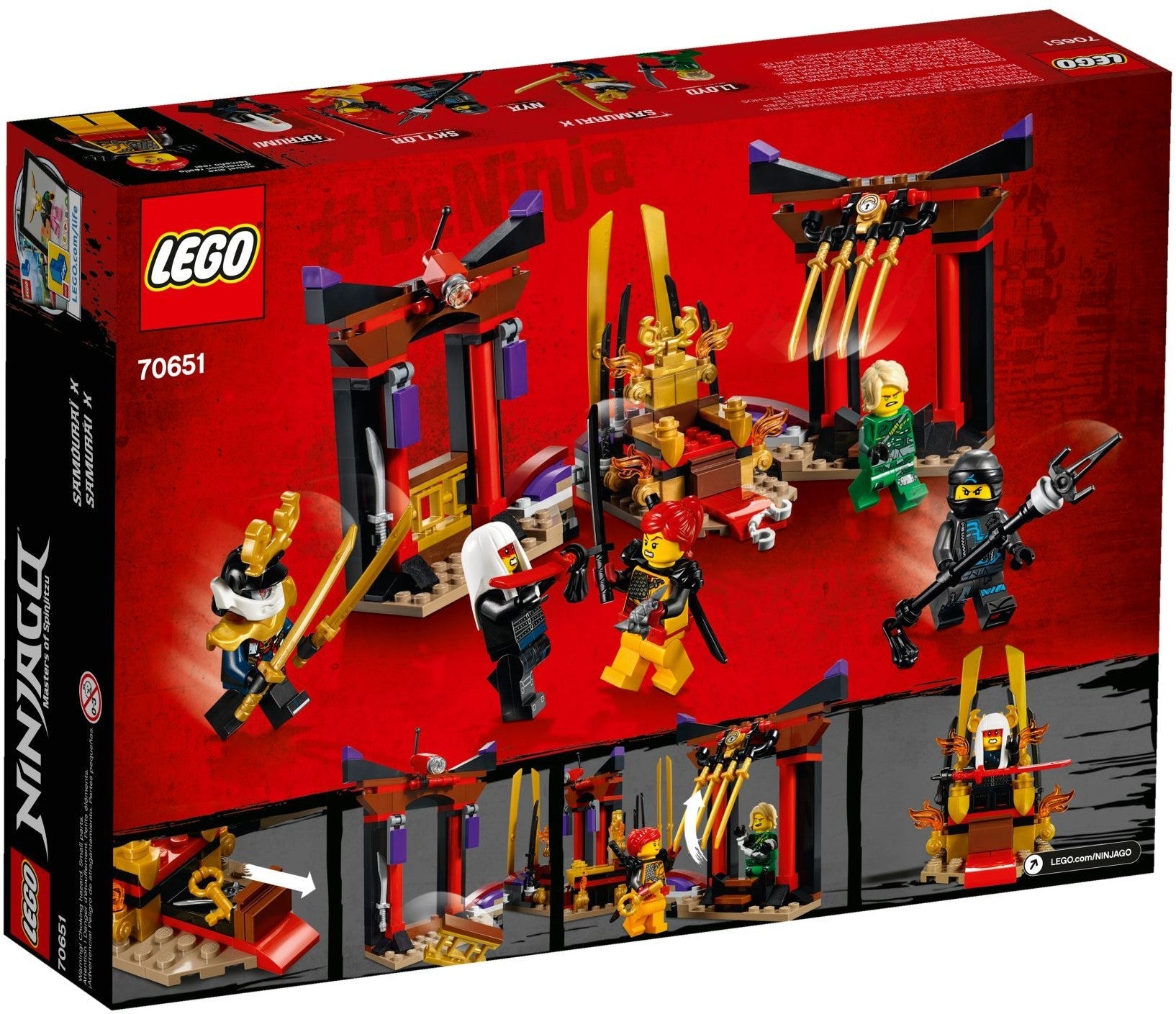 LEGO 70651 Throne Room Showdown: Ninja Rescue Mission - SuperSaverAU - view 5