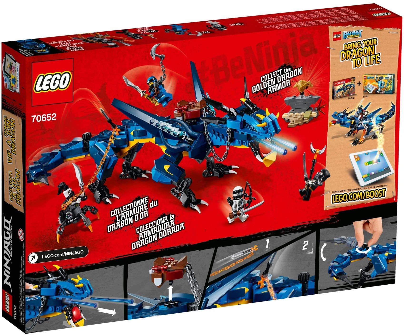 LEGO 70652 Stormbringer Lightning Dragon Ninja Toy - SuperSaverAU - view 4