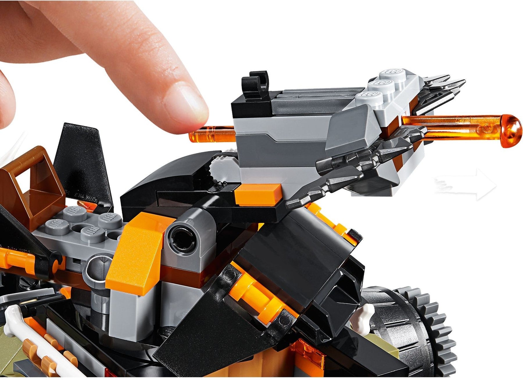 LEGO 70654 Dieselnaut Tank - NINJAGO Dragon Hunters Set - SuperSaverAU - view 4
