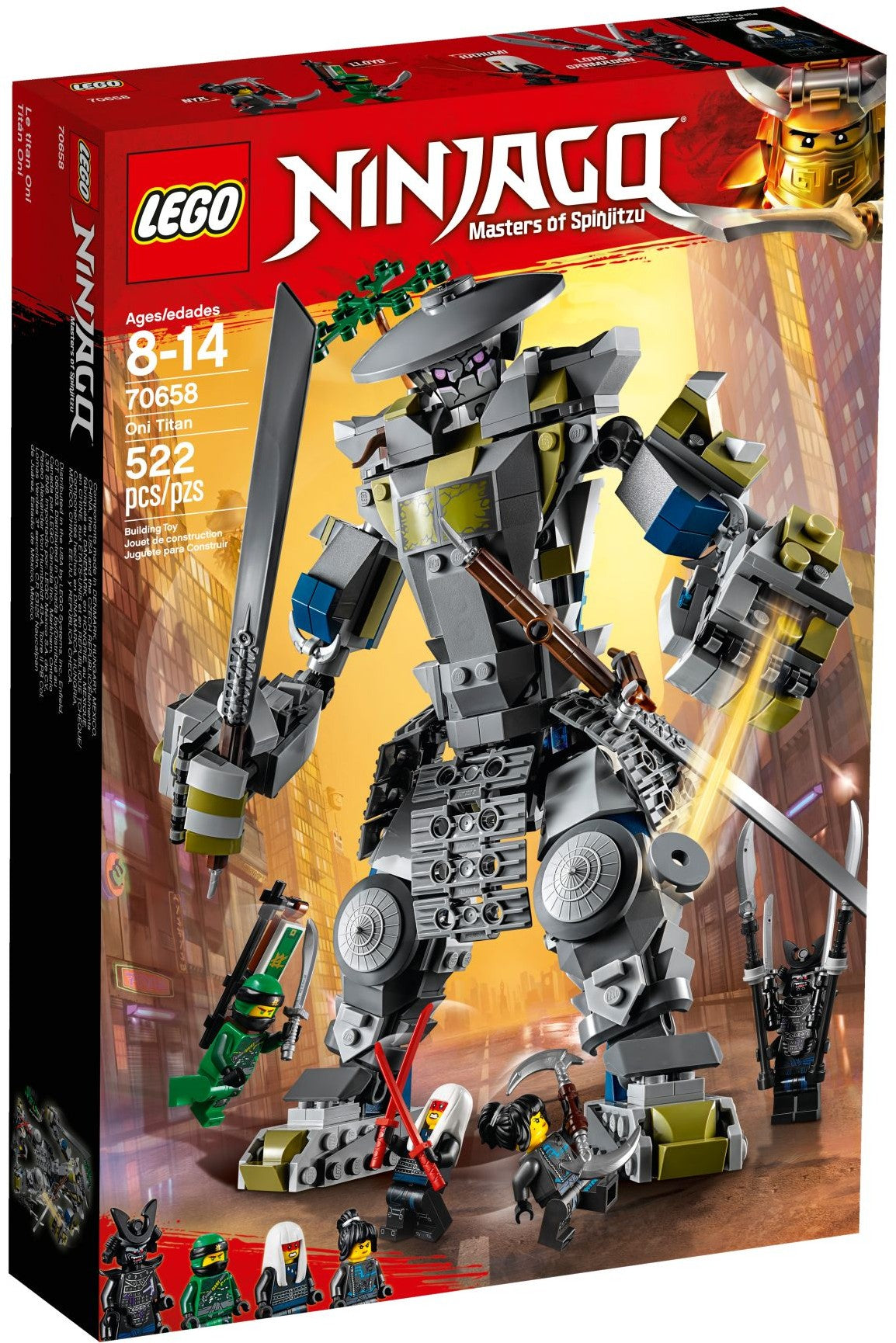 LEGO 70658 Oni Titan: Ninja Battle Set with Lloyd & Nya - SuperSaverAU - view 1