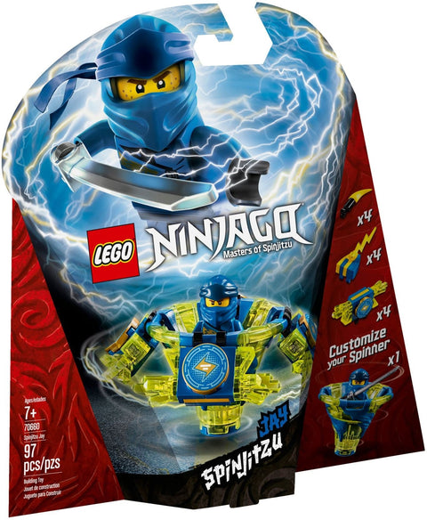 LEGO 70660 Spinjitzu Jay Tornado of Lightning Spinner - SuperSaverAU - view 1