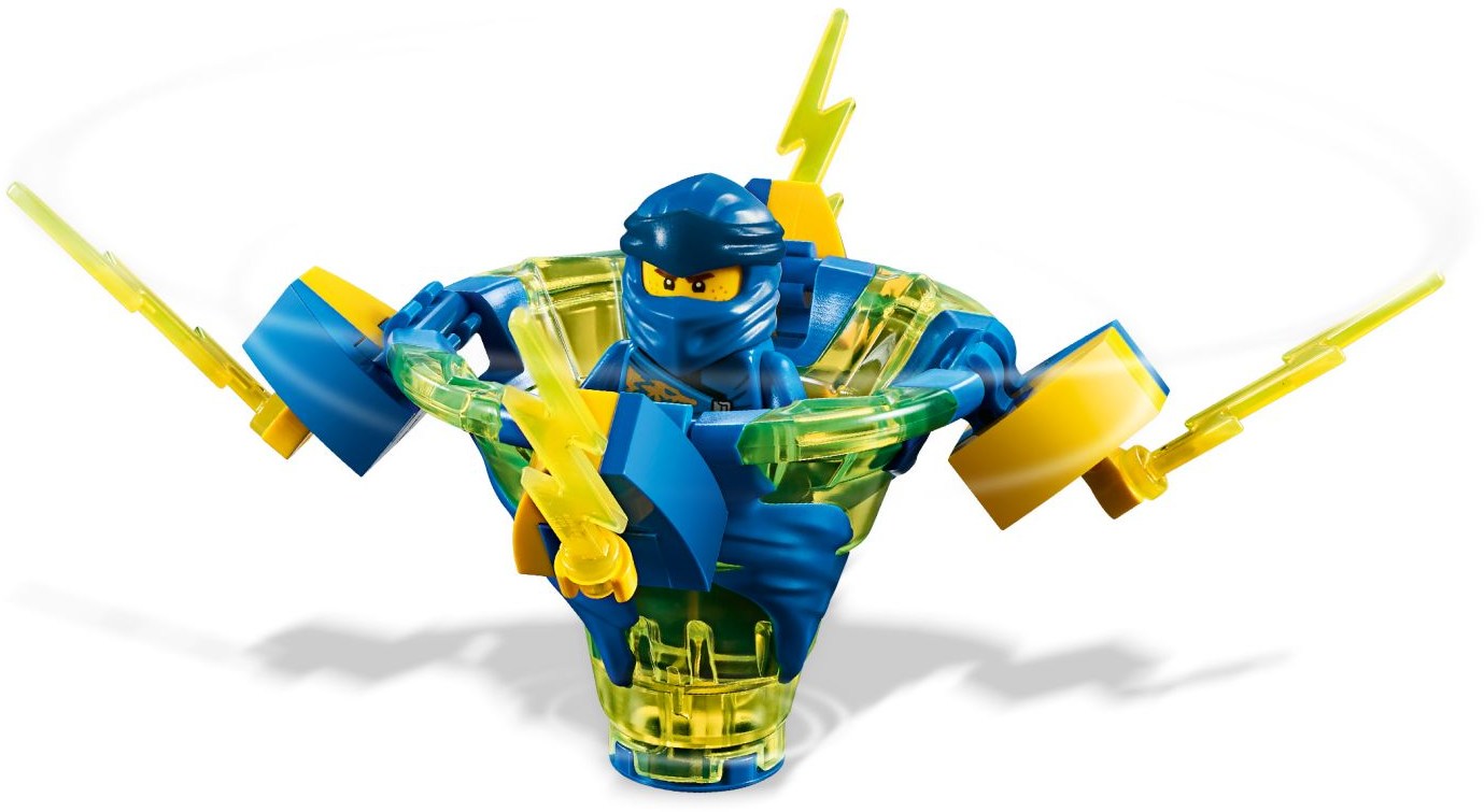 LEGO 70660 Spinjitzu Jay Tornado of Lightning Spinner - SuperSaverAU - view 3