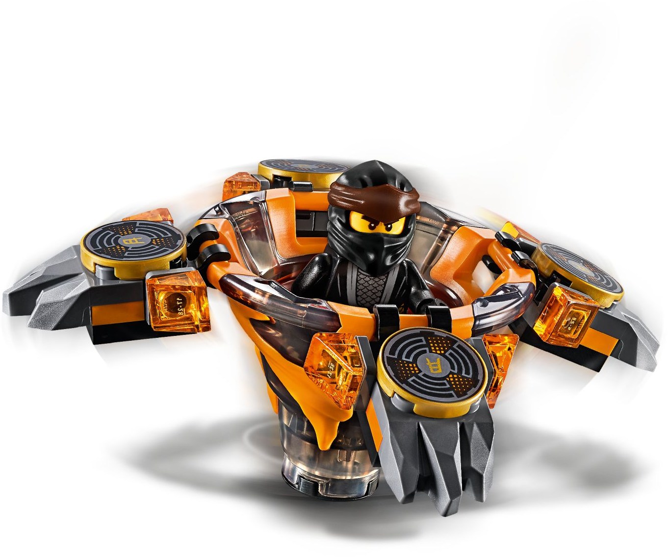 LEGO 70662 Spinjitzu Cole - Ninja Tornado of Earth Spinner - SuperSaverAU - view 2