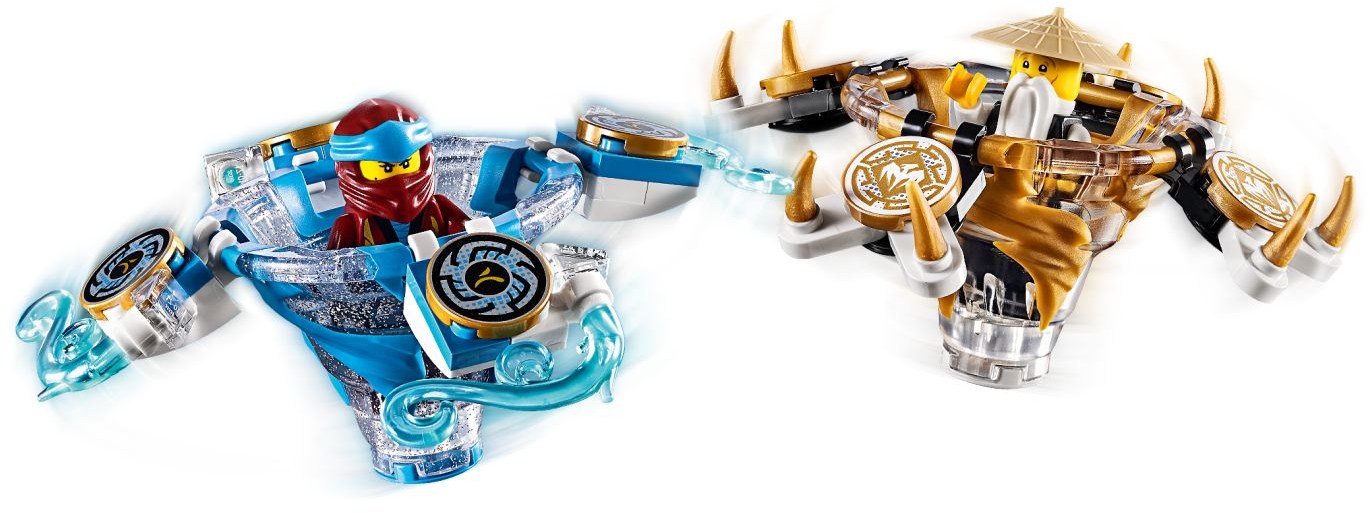 LEGO 70663 Spinjitzu Nya & Wu Ninja Spinner Toys - SuperSaverAU - view 2
