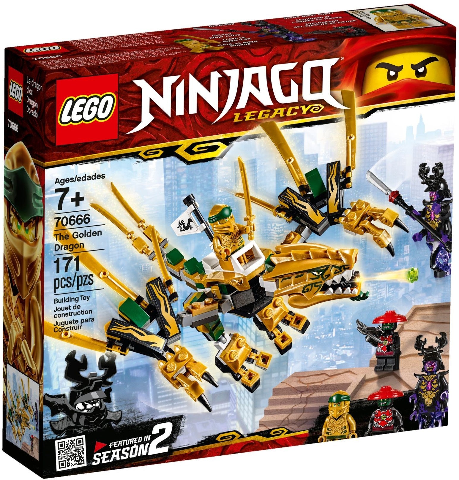 LEGO 70666 Golden Dragon: Lloyd's Final Battle - SuperSaverAU - view 1