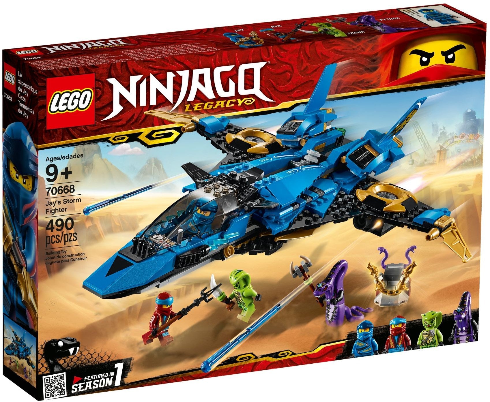 LEGO 70668 Jay's Storm Fighter Ninja Jet Plane - SuperSaverAU - view 1