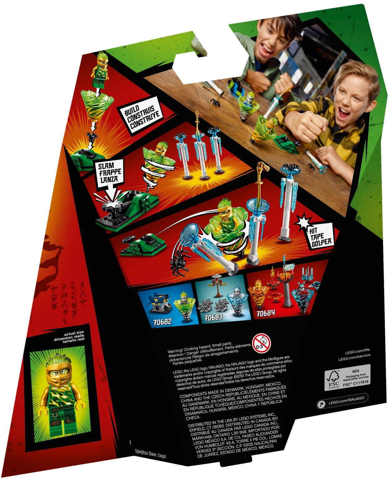 LEGO 70681 Spinjitzu Slam - Lloyd Ninja Spinner Toy - SuperSaverAU - view 4