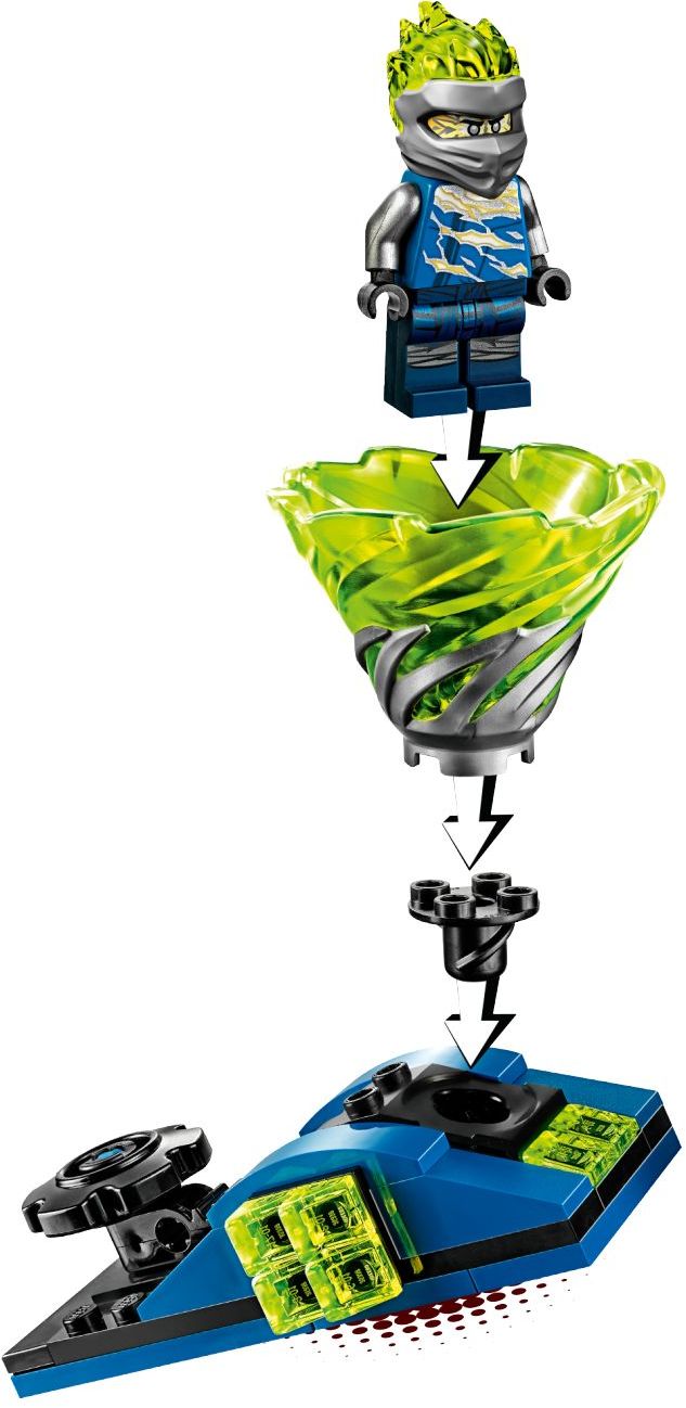 LEGO 70682 Spinjitzu Slam - Jay Ninja Spinner Toy - SuperSaverAU - view 3