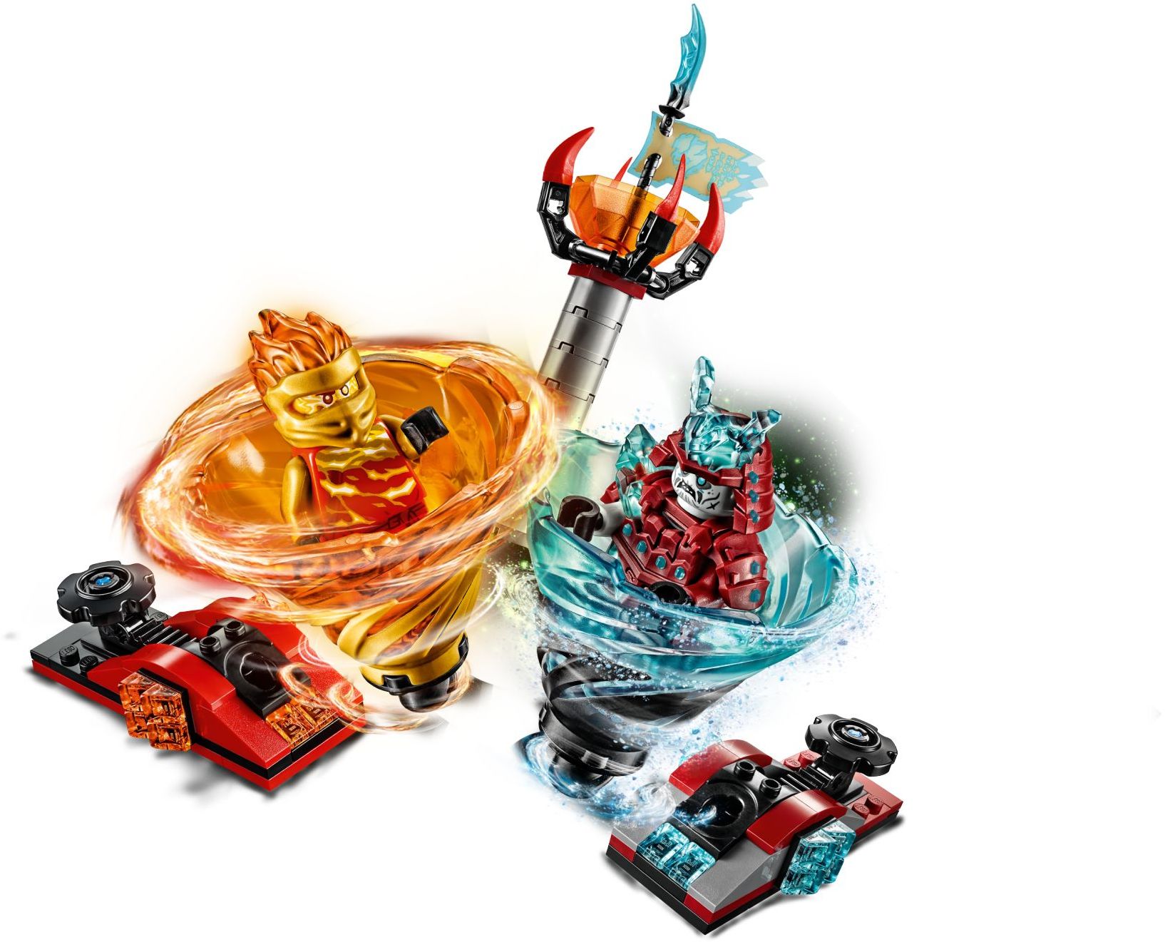 LEGO 70684 Spinjitzu Slam Kai vs. Samurai Ninja Spinner - SuperSaverAU - view 2