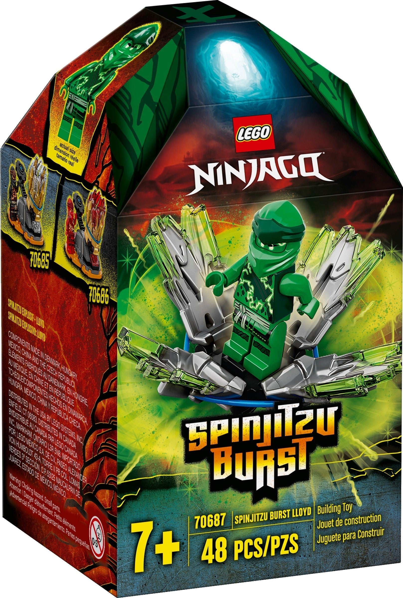 LEGO 70687 Spinjitzu Burst Lloyd - NINJAGO Spinner Toy - SuperSaverAU - view 1