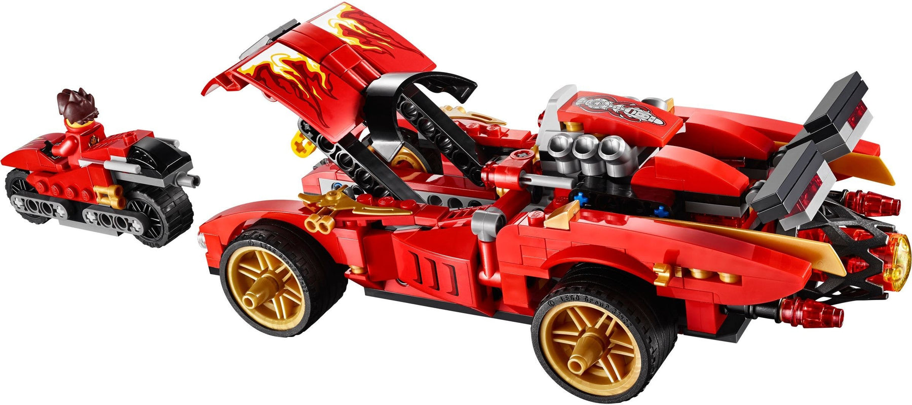 LEGO 70727 X-1 Ninja Charger Car & Interceptor Bike - SuperSaverAU - view 5