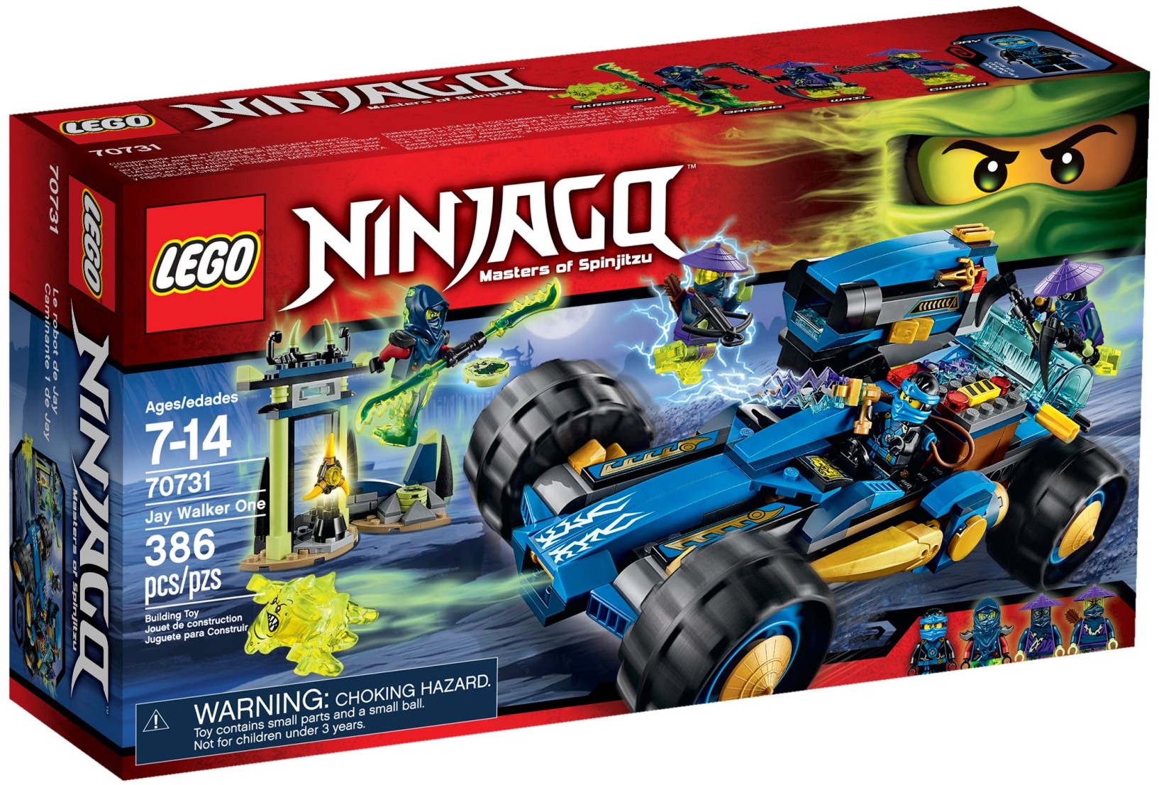 LEGO 70731 Jay Walker One: Ninja vs. Ghost Battle for Aeroblade - SuperSaverAU - view 1