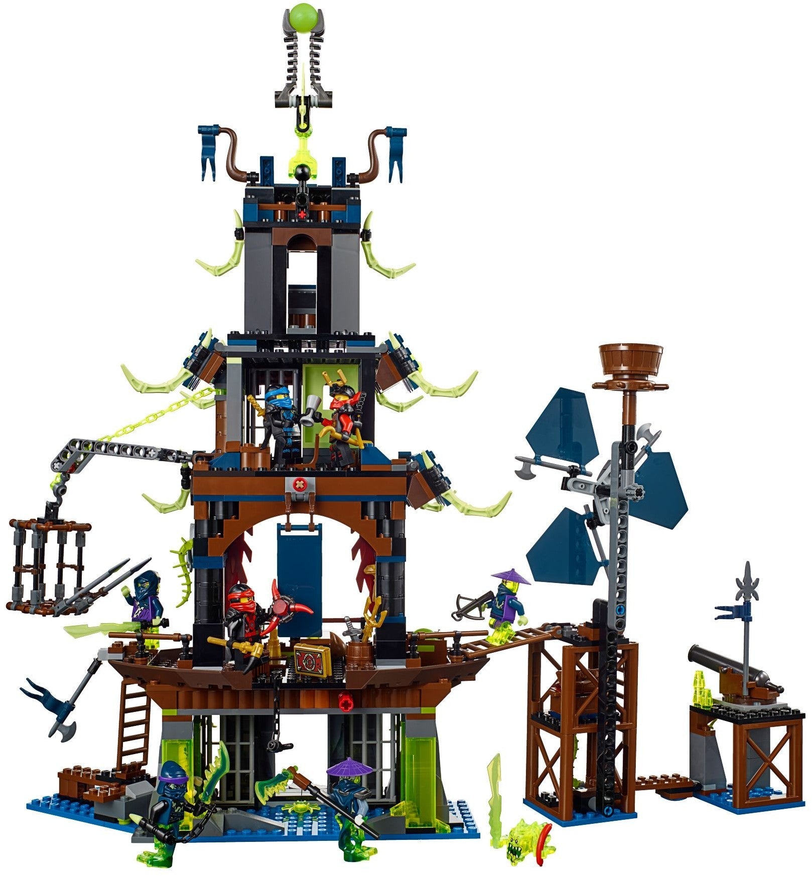 LEGO 70732 City of Stiix Ninja Temple Showdown - SuperSaverAU - view 3