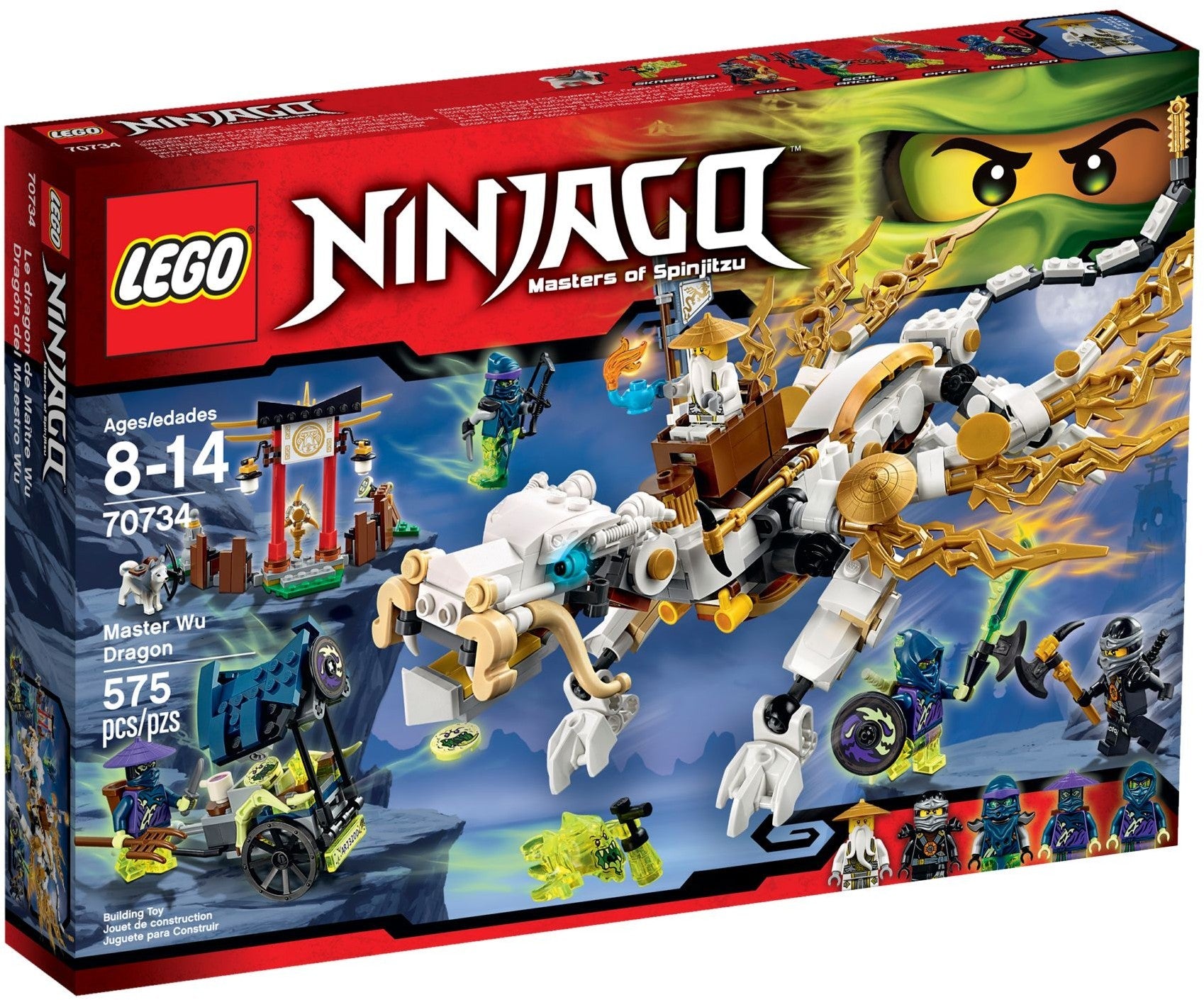 LEGO 70734 Master Wu's Dragon vs. Ghost Army - SuperSaverAU - view 1