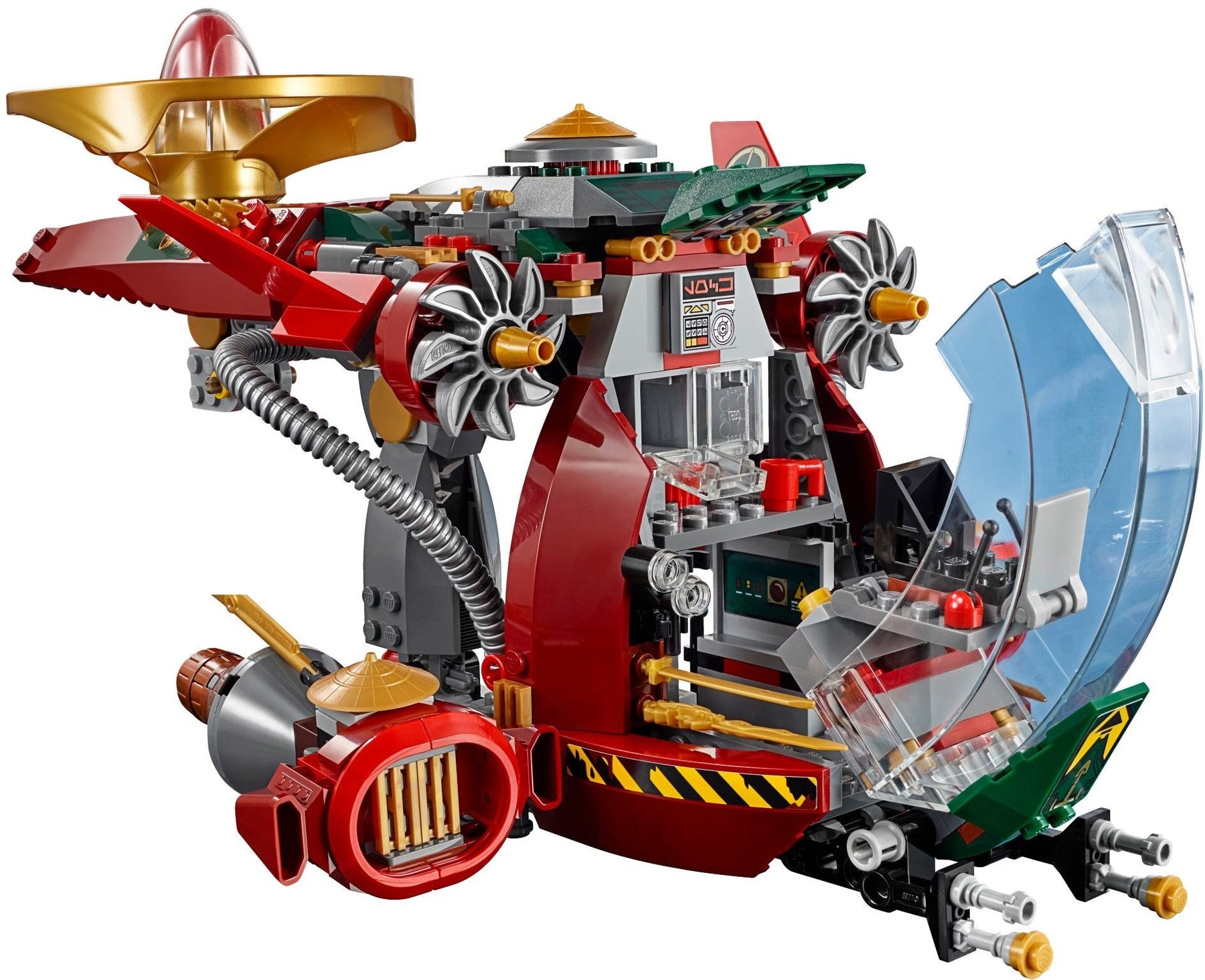 LEGO 70735 Ronin R.E.X. NINJAGO Airship & Airjitzu Flyer - SuperSaverAU - view 2