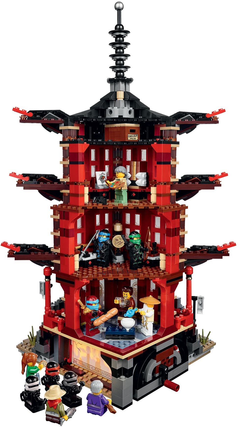 LEGO 70751 Temple of Airjitzu Ninja Village Set - SuperSaverAU - view 3