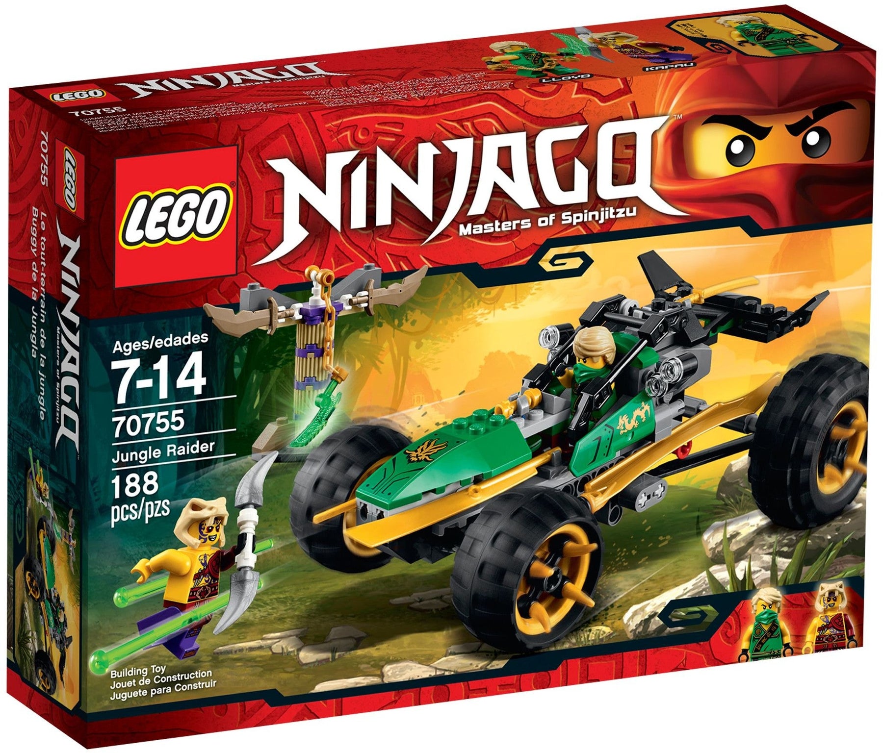 LEGO 70755 Jungle Raider: Lloyd vs. Kapau - SuperSaverAU - view 1